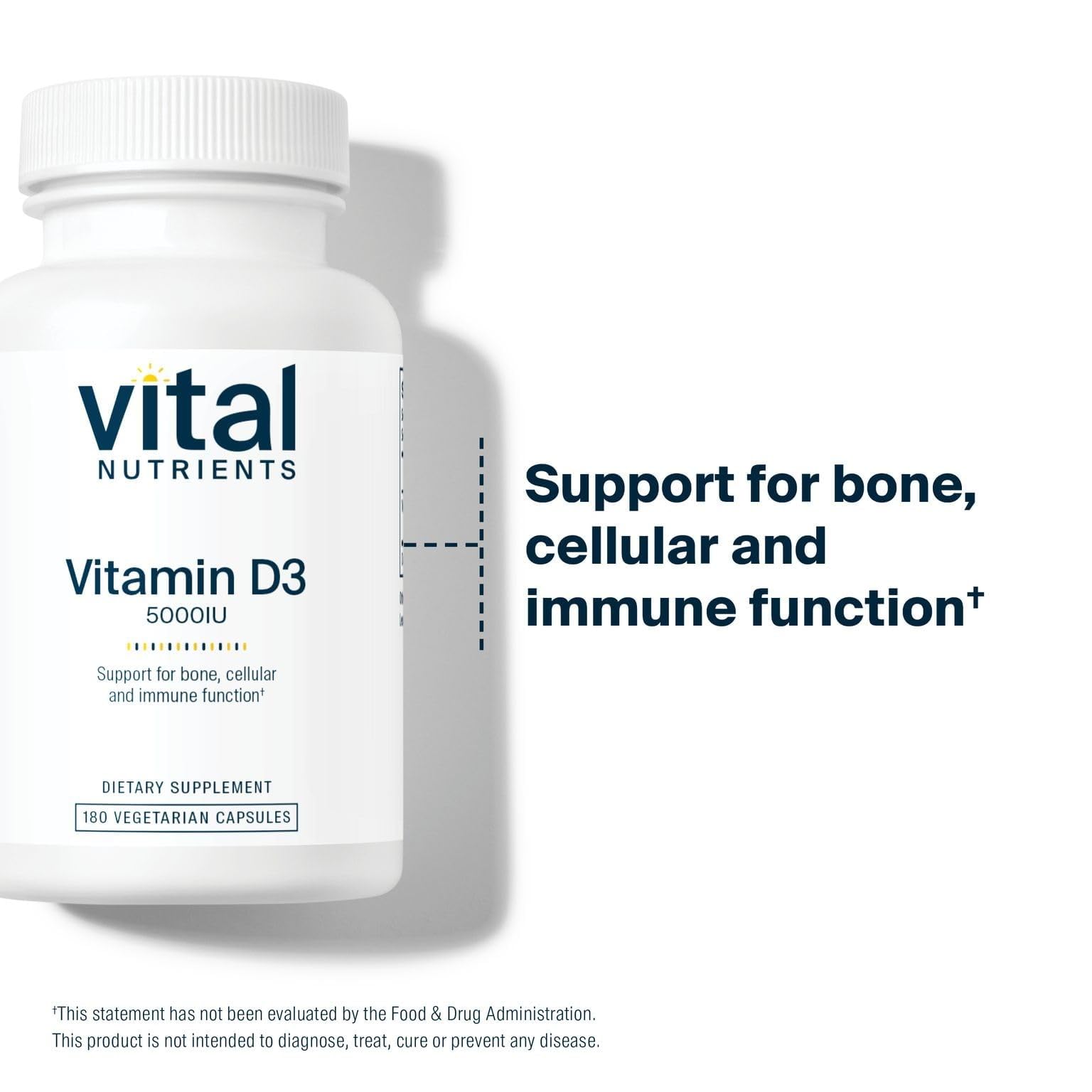 Foto 4 pulgar | Suplemento Alimenticio Vital Nutrients Vitamina D 180 Cápsulas - Venta Internacional