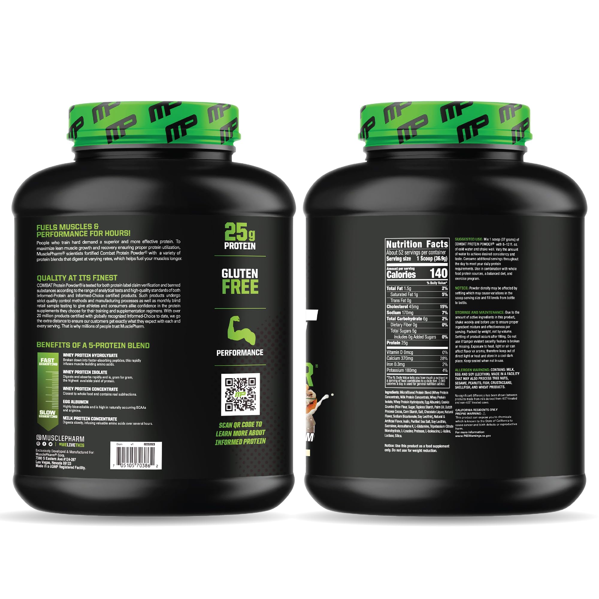 Foto 3 | Proteína Combas Muscle Pharm 1.9 kg-Venta Internacional