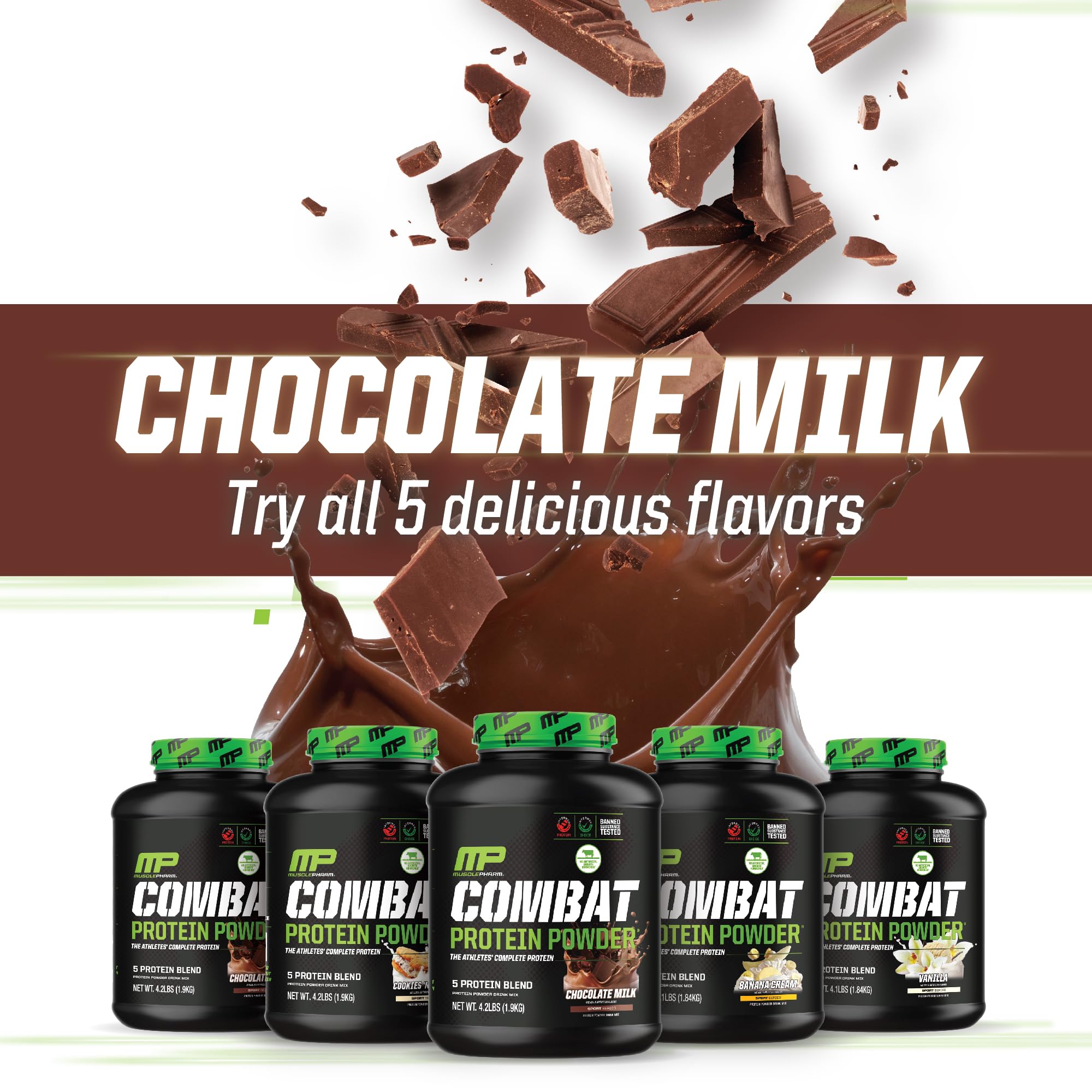 Foto 7 | Proteína Combas Muscle Pharm 1.9 kg-Venta Internacional