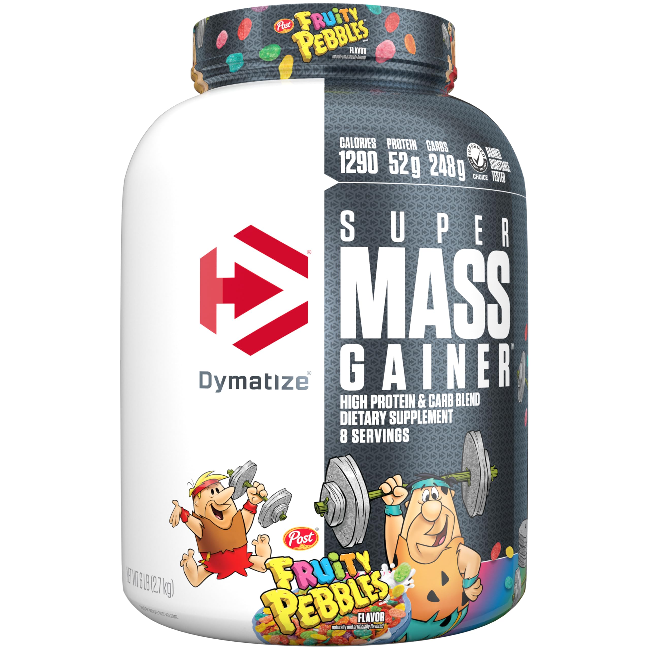 Foto 2 pulgar | Proteína En Polvo Dymatize Super Mass Gainer  6 Libras  Fruity Pebbles - Venta Internacional.