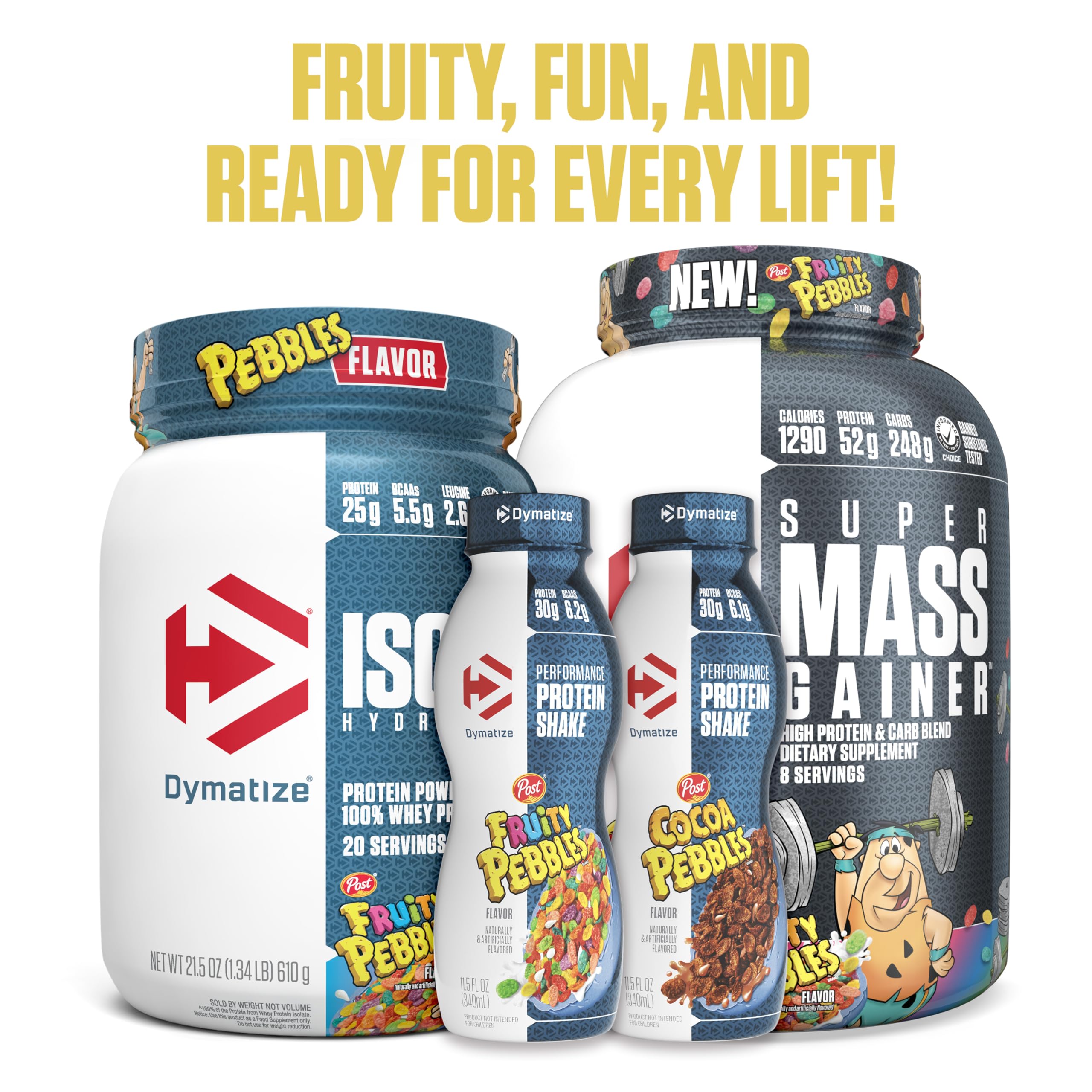 Foto 7 pulgar | Proteína En Polvo Dymatize Super Mass Gainer  6 Libras  Fruity Pebbles - Venta Internacional.