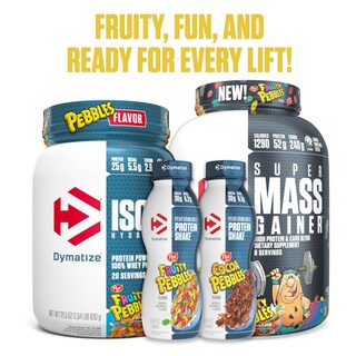 Foto 6 | Proteína En Polvo Dymatize Super Mass Gainer 6 Libras Fruity Pebbles - Venta Internacional.