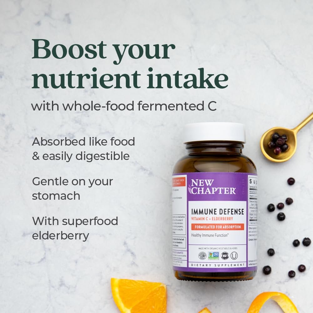 Foto 5 pulgar | Suplemento New Chapter Vitamin C Immune Defense 30 Comprimidos - Venta Internacional.
