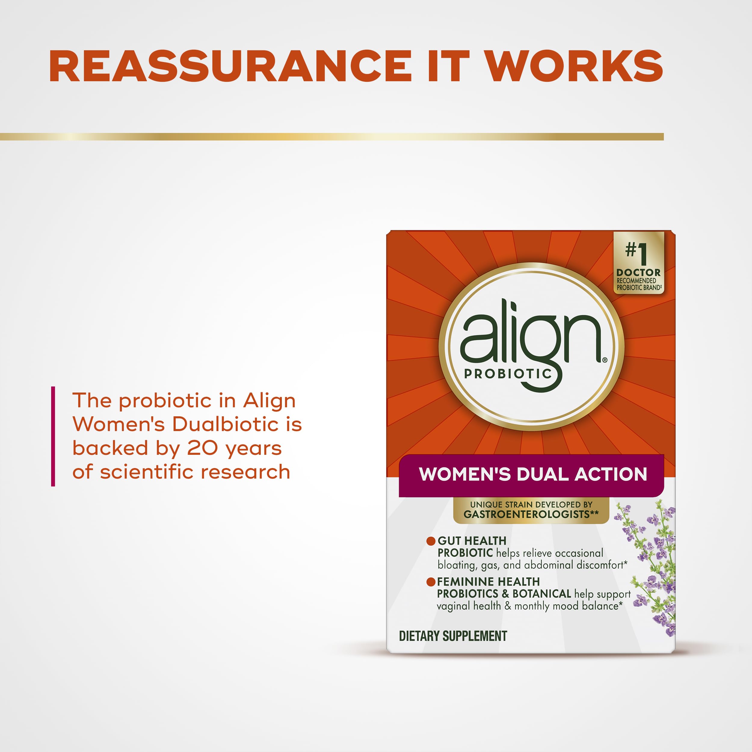 Foto 8 pulgar | Suplemento Align Probiotic Dual Action Para Mujer  42 Cápsulas - Venta Internacional.