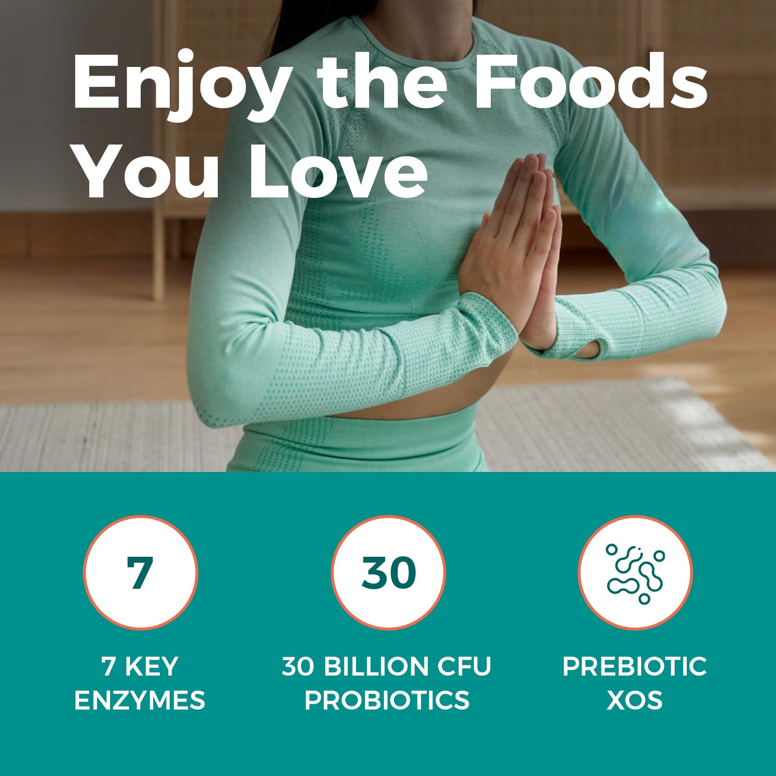 Foto 5 pulgar | Enzimas Digestivas Newrhythm 245 Mg Con Probióticos 60 Cápsulas Veganas - Venta Internacional.