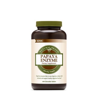 Foto 1 | Suplemento Gnc Natural Brand Papaya Enzyme 600 Tabletas - Venta Internacional.