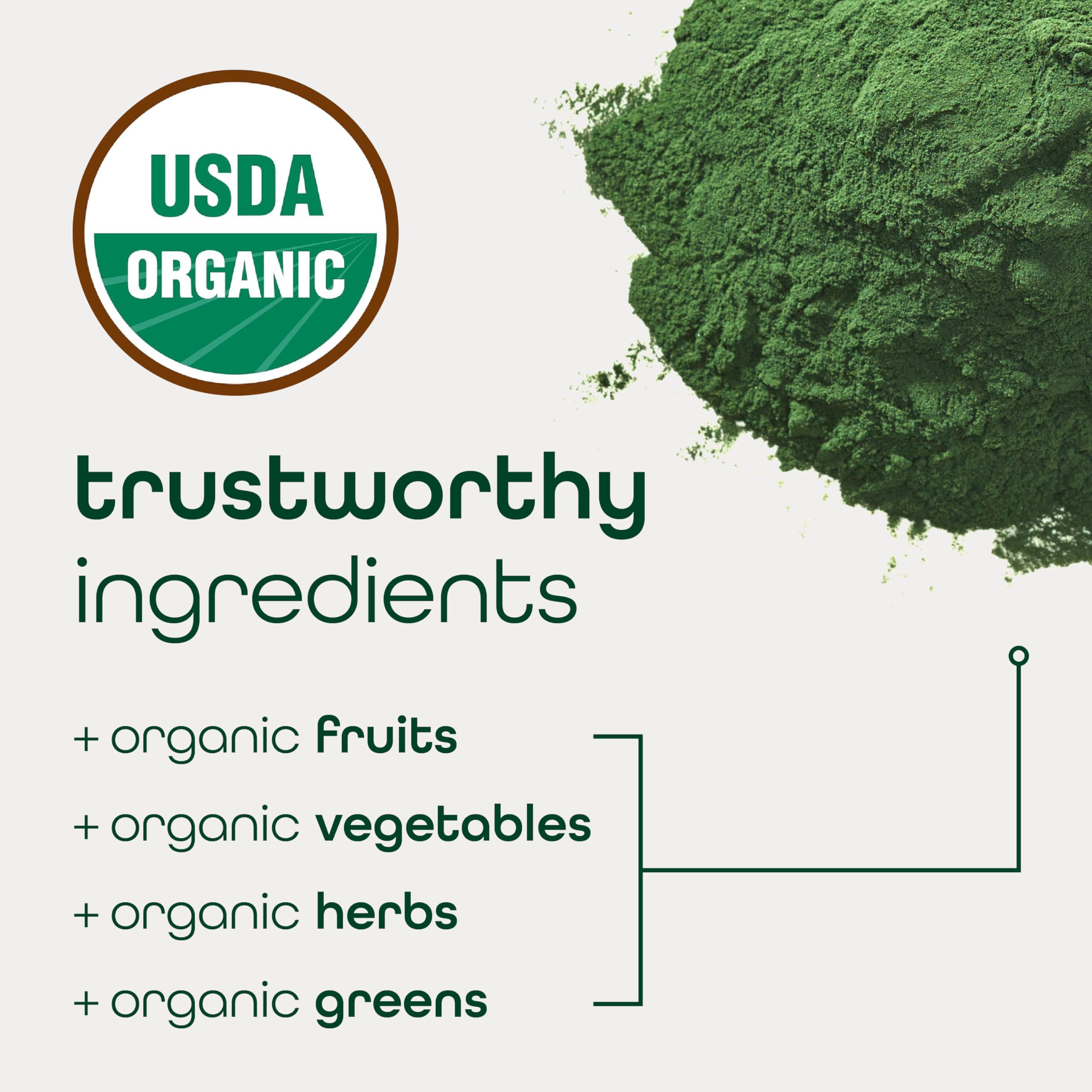 Foto 5 | Supergreens Powder Zena Nutrition Organic  Más De 70 Superalimentos - Venta Internacional.