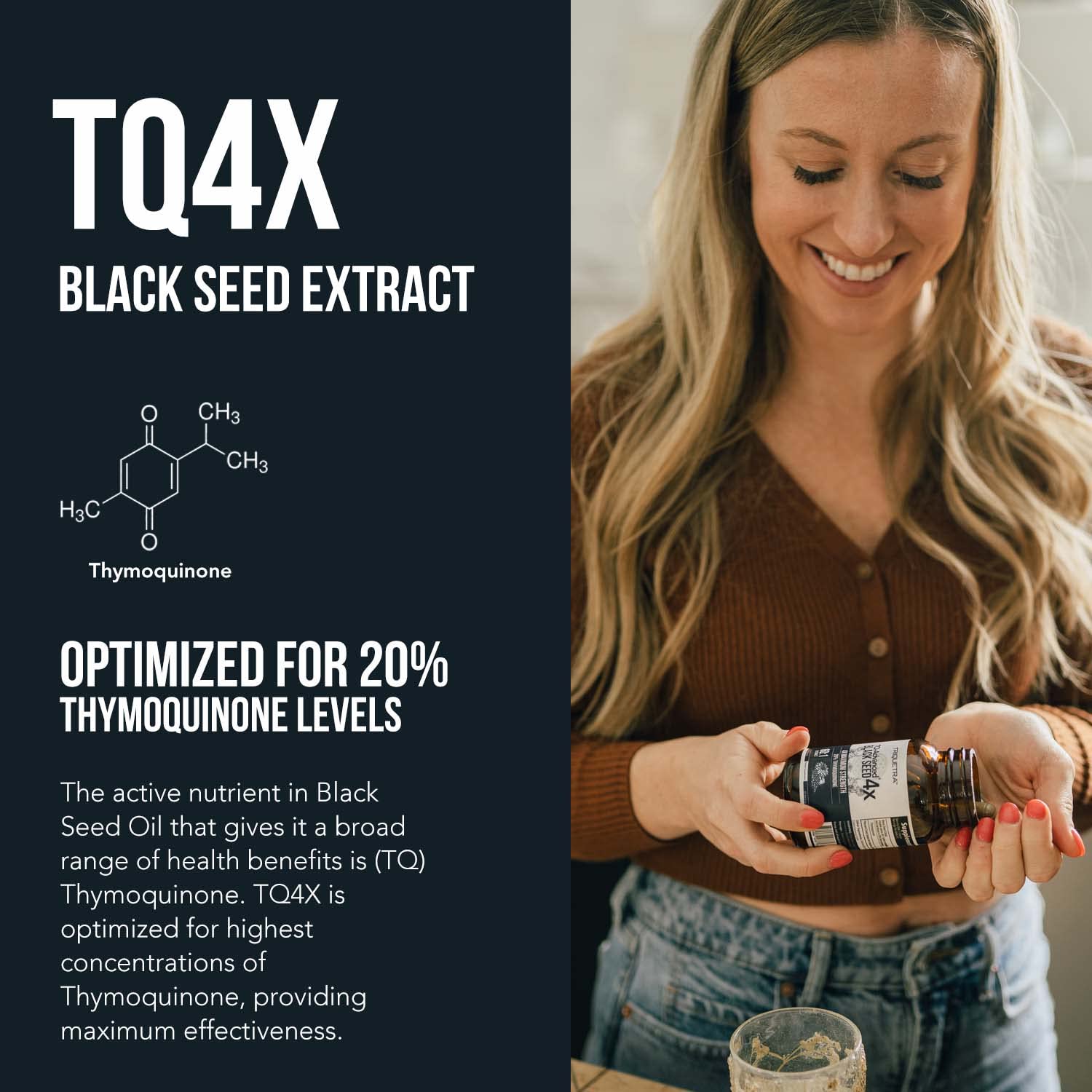 Foto 2 | Cápsulas De Extracto De Aceite De Semilla Negra Triquetra Health Tq-advanced - Venta Internacional.