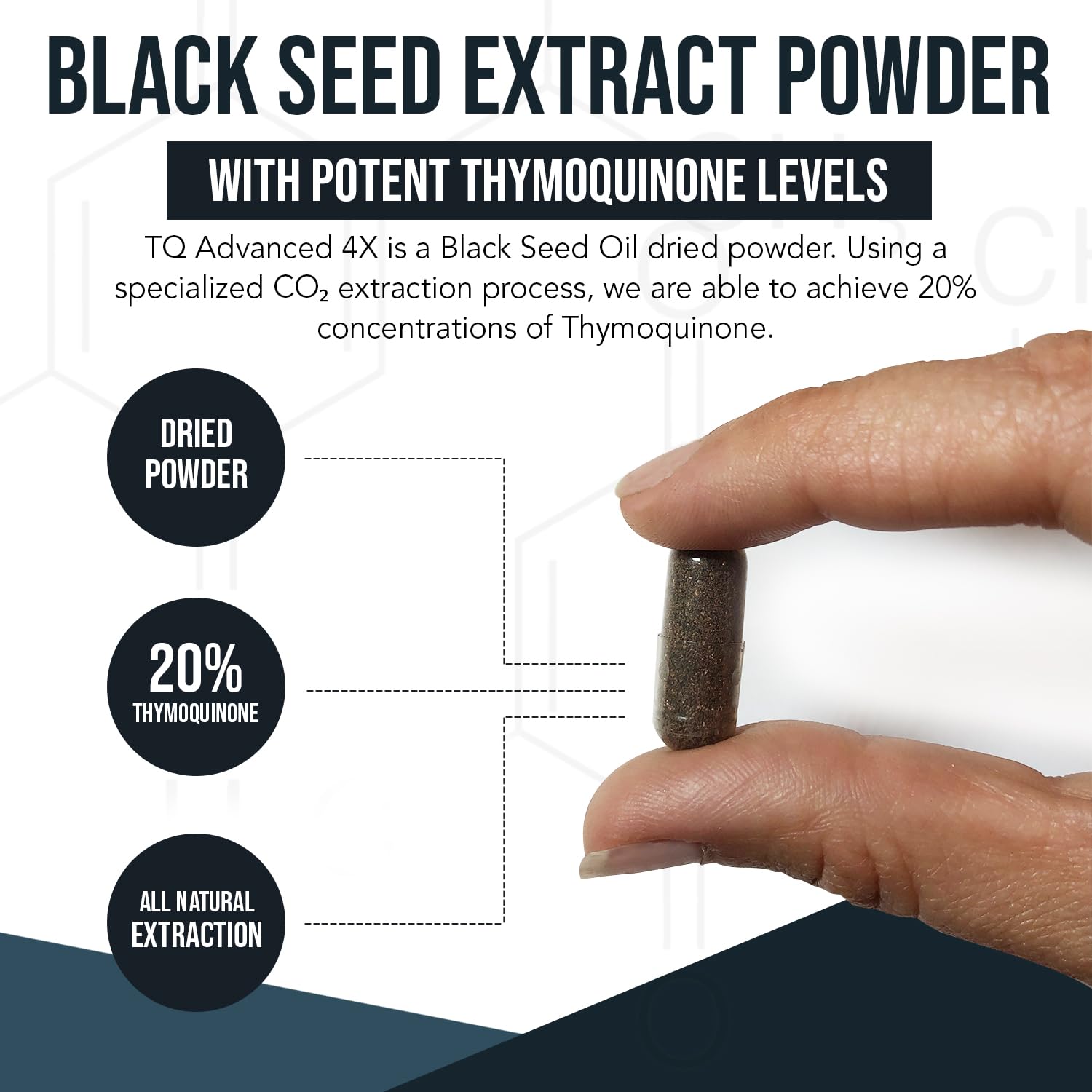 Foto 4 pulgar | Cápsulas De Extracto De Aceite De Semilla Negra Triquetra Health Tq-advanced - Venta Internacional.