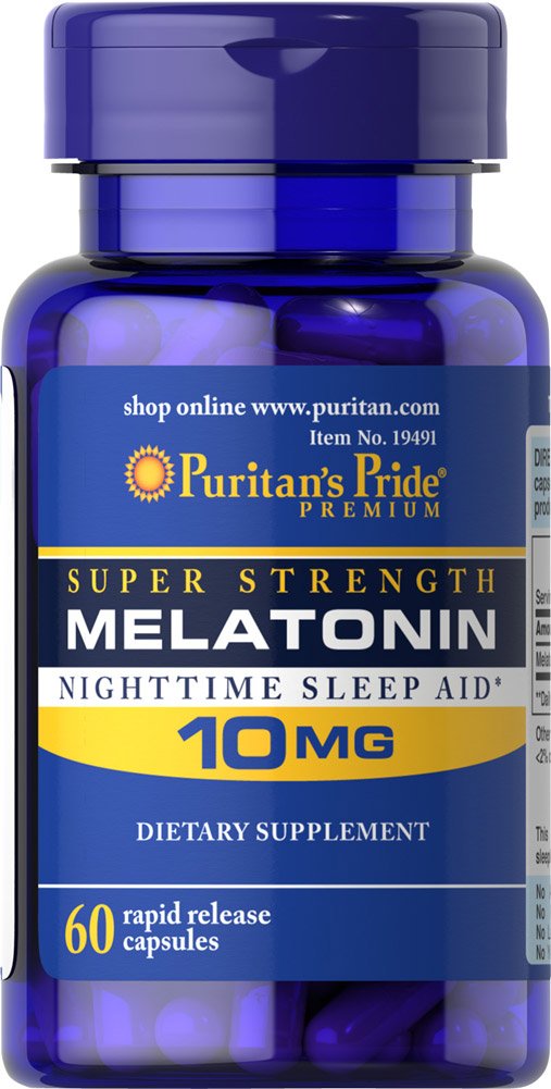 Foto 2 pulgar | Melatonina Premium Sleep Aid Puritan's Pride  10 Mg  60 Cápsulas - Venta Internacional.