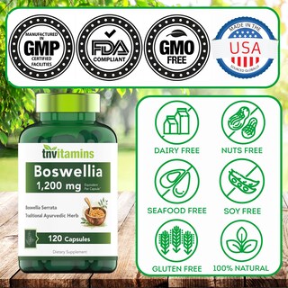Foto 5 | Suplemento Tnvitamins De Extracto De Hierbas De Boswellia Serrata 1200 Mg - Venta Internacional.