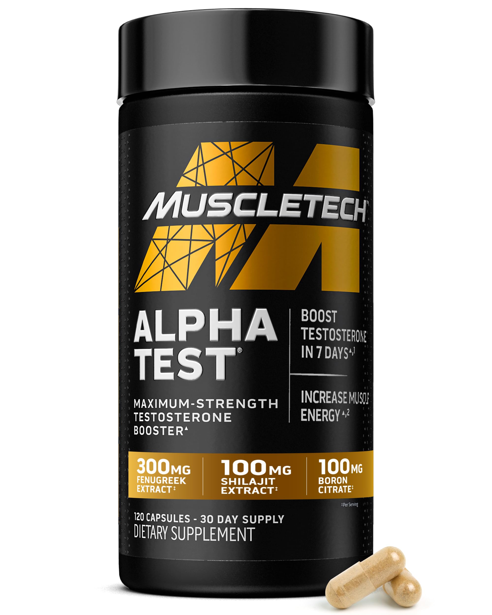 Foto 1 | Potenciador de Testosterona Muscletech Alphatest 120 Píldoras - Venta Internacional
