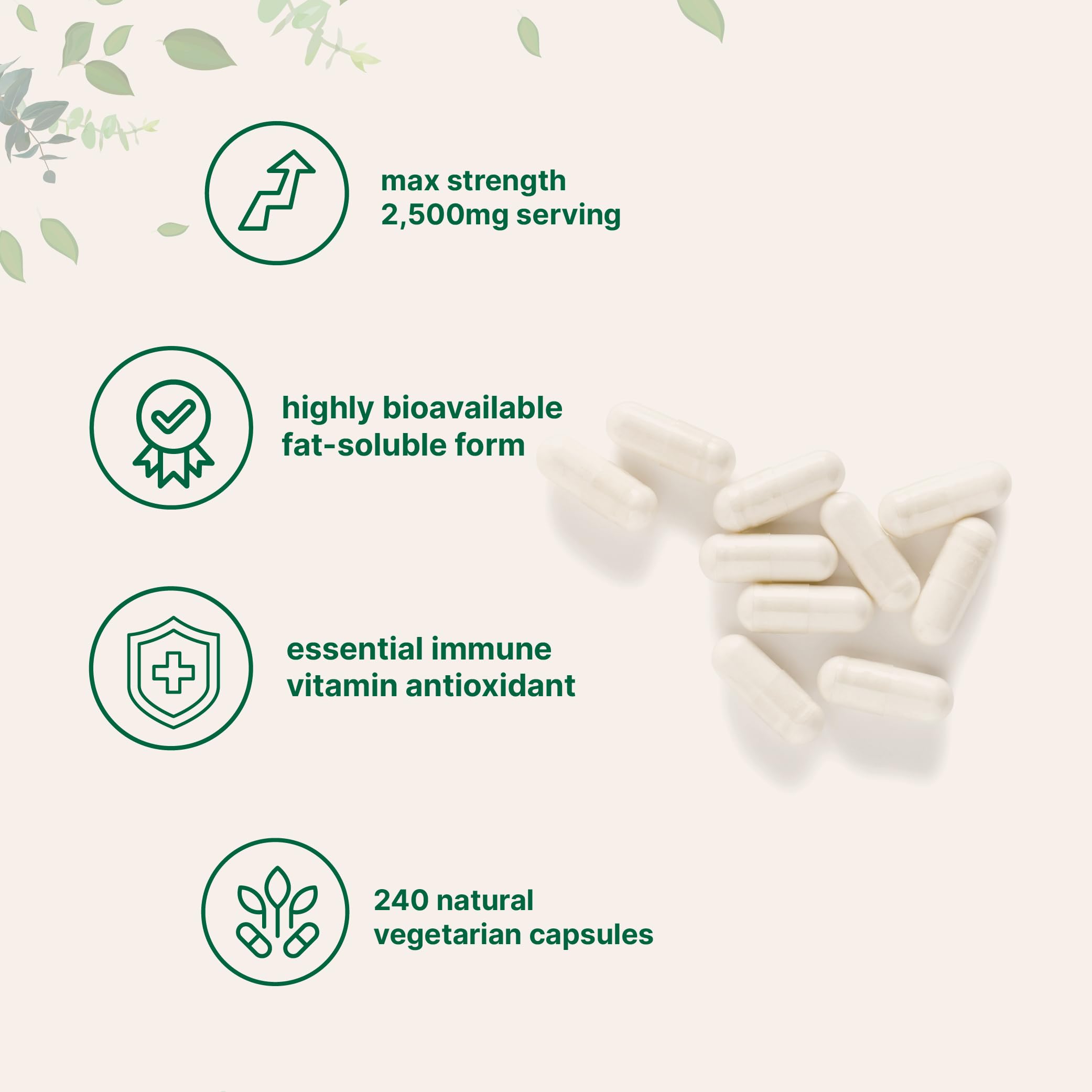 Foto 4 pulgar | Suplemento De Microingredientes: Vitamina C Liposomal  2500 Mg - Venta Internacional.