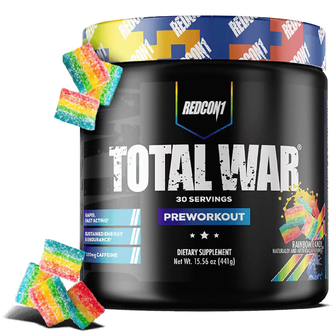 Foto 2 pulgar | Total War Redcon1 Rainbow Candy 441 g-Venta Internacional