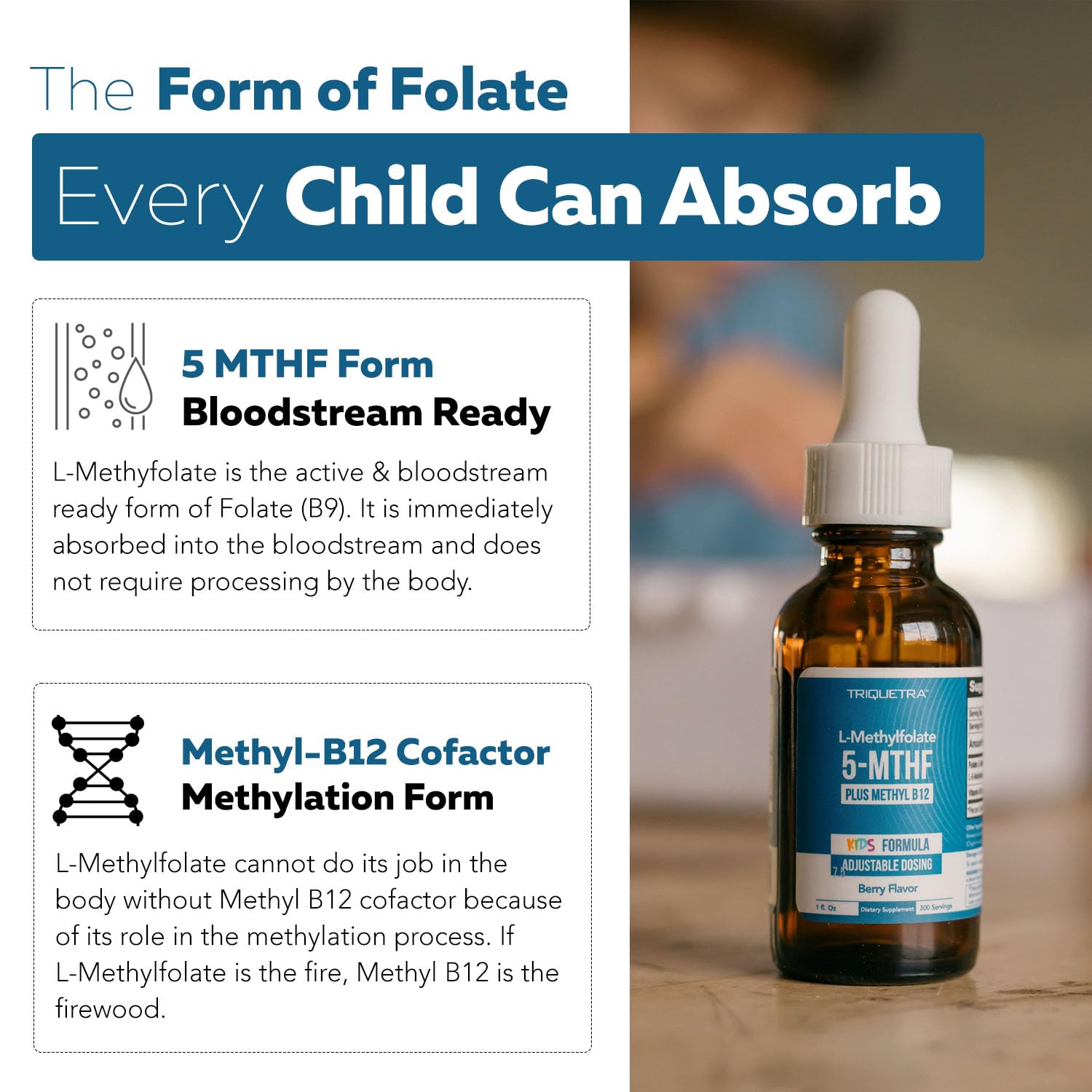Foto 5 | Suplemento Triquetra Health Organic Kids De Metilfolato 30 Ml - Venta Internacional.