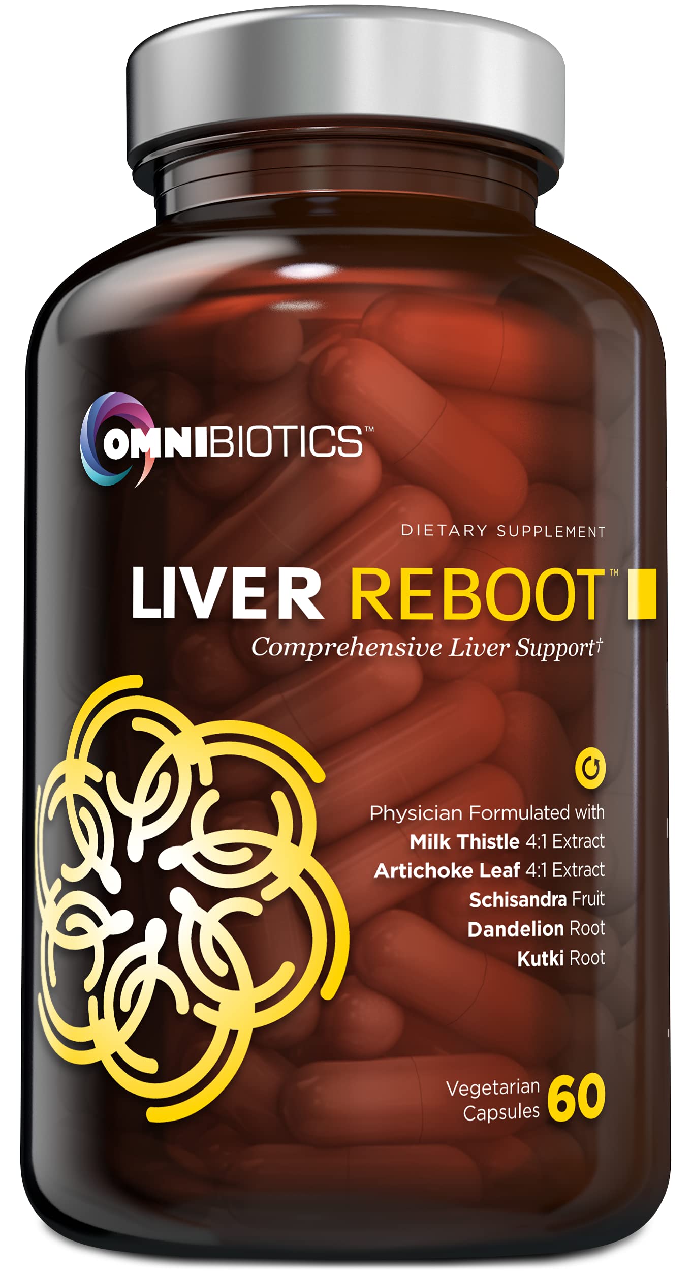 Foto 2 pulgar | Suplemento Desintoxicante Y Reparador Para Limpiar El Hígado Omnibiotics 60 Cápsulas - Venta Internacional.