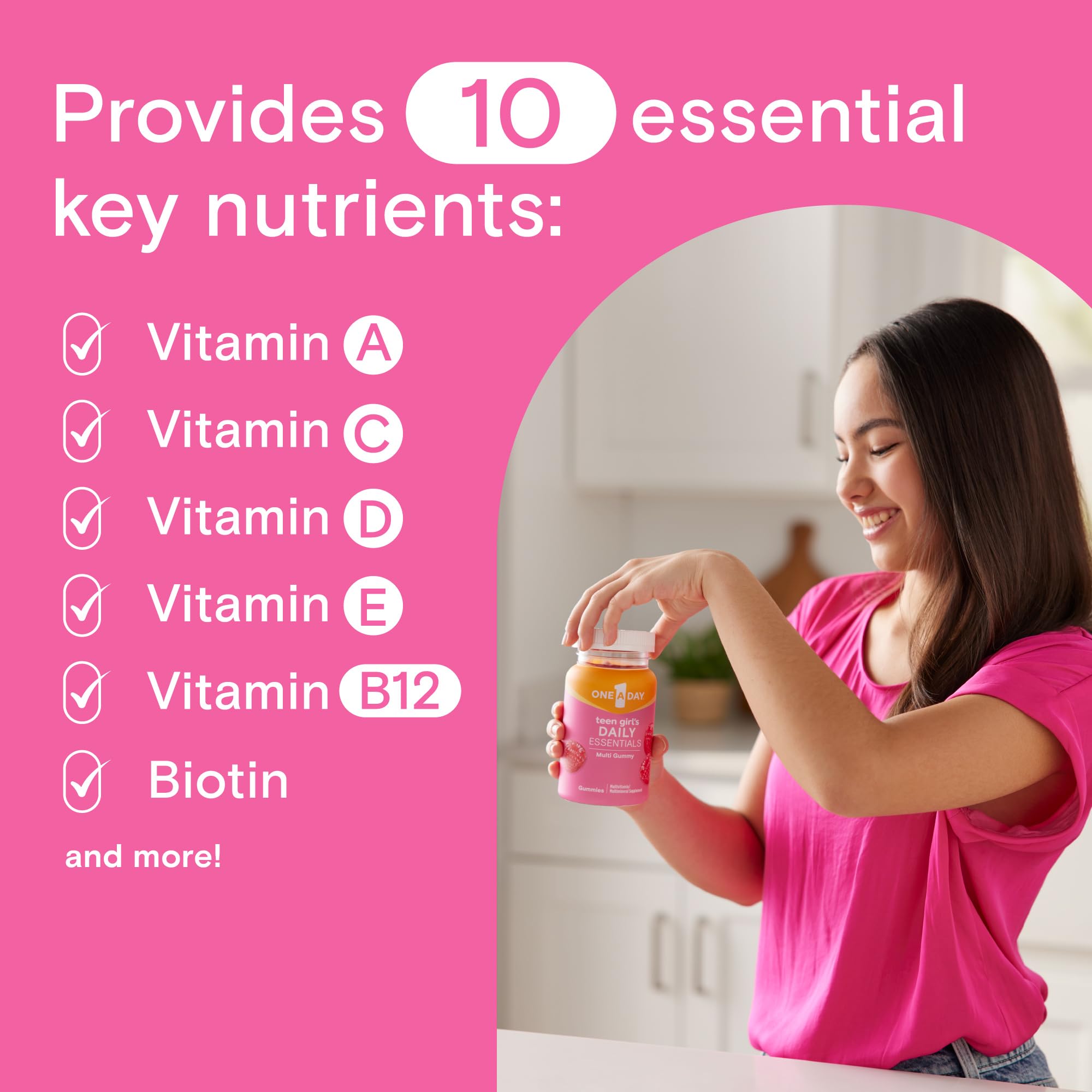 Foto 4 pulgar | Gomitas Multivitamínicas One A Day Teen Girl 120 Unidades - Venta Internacional.