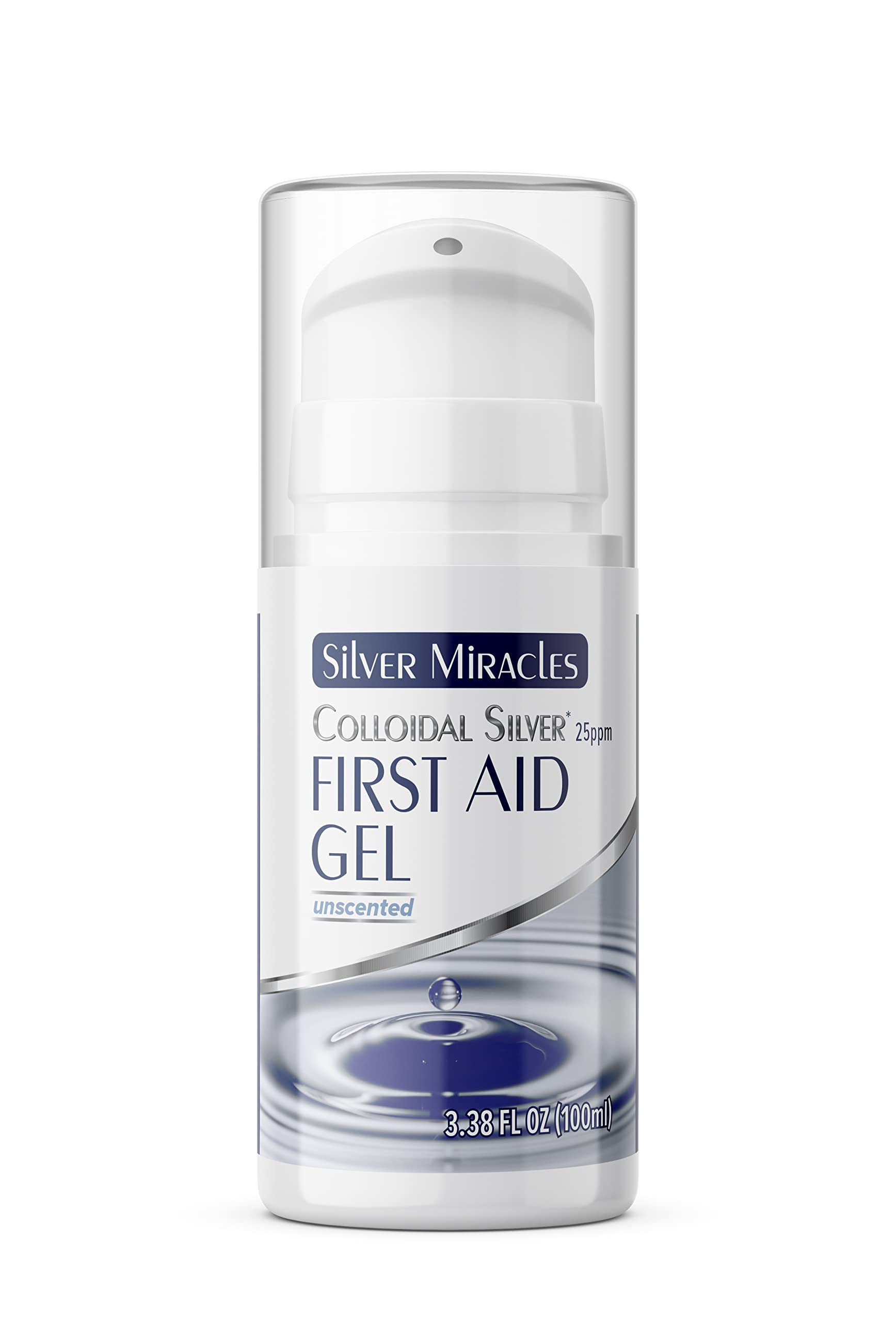 Foto 2 pulgar | Gel De Primeros Auxilios De Plata Coloidal  100 Ml  Silver Miracles  25 Ppm - Venta Internacional.