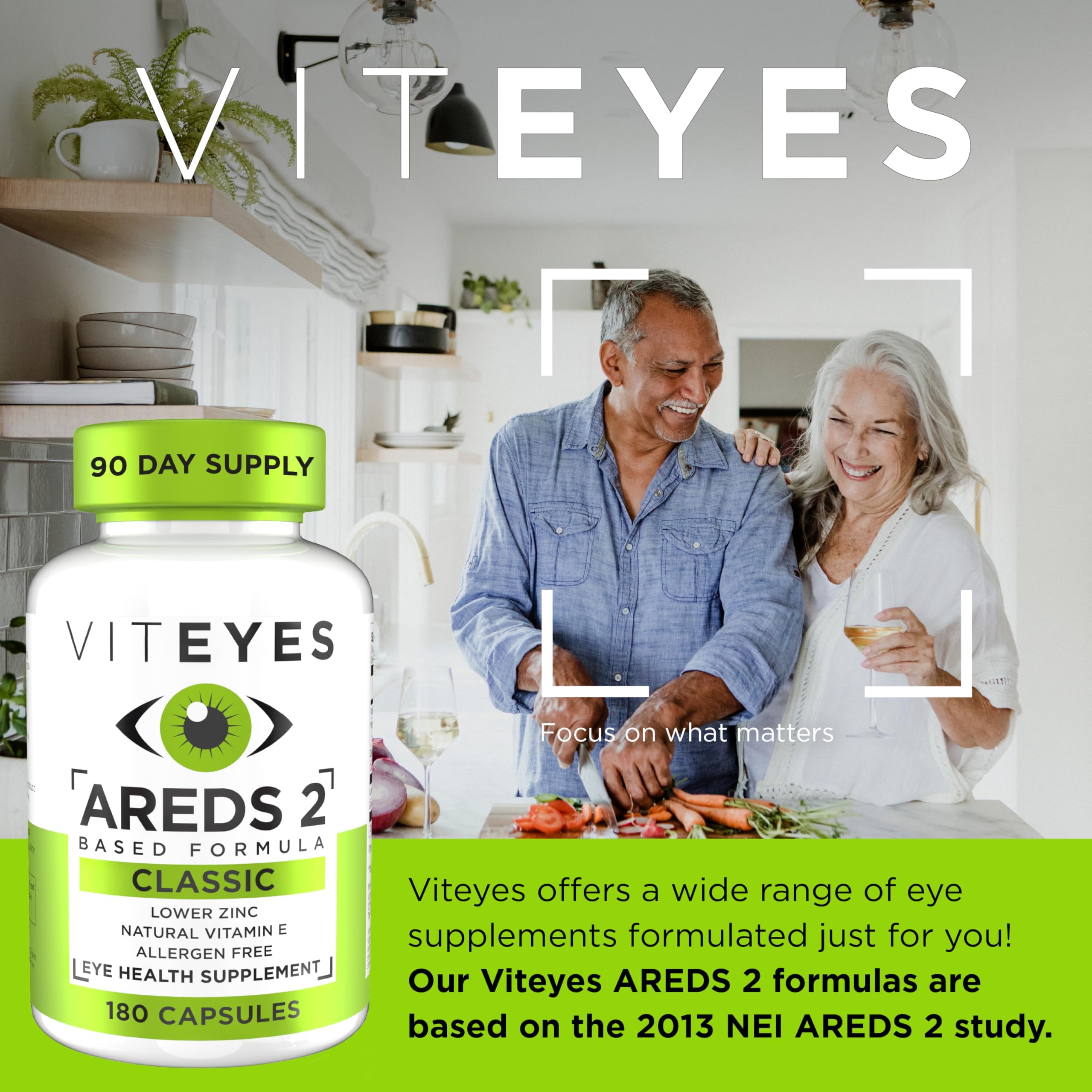 Foto 2 | Vitaminas Para Ojos Viteyes Areds 2 Classic Macular Support  180 Unidades - Venta Internacional.