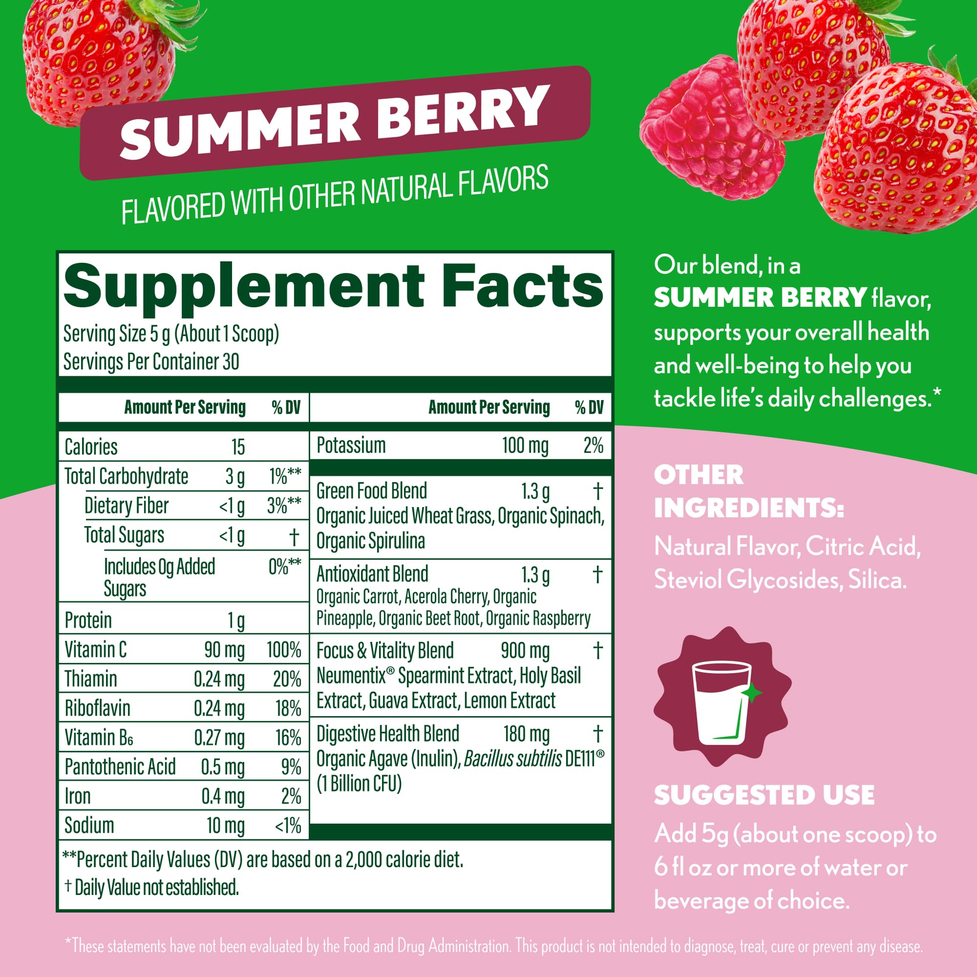 Foto 4 | Suplemento Amazing Grass Sweet Greens Digestive Health 30s - Venta Internacional.