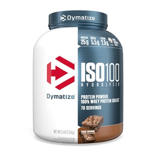 Foto 1 | Brownie De Chocolate Aislado De Suero Dymatize Iso100 Con Proteína En Polvo 2 27 Kg - Venta Internacional.