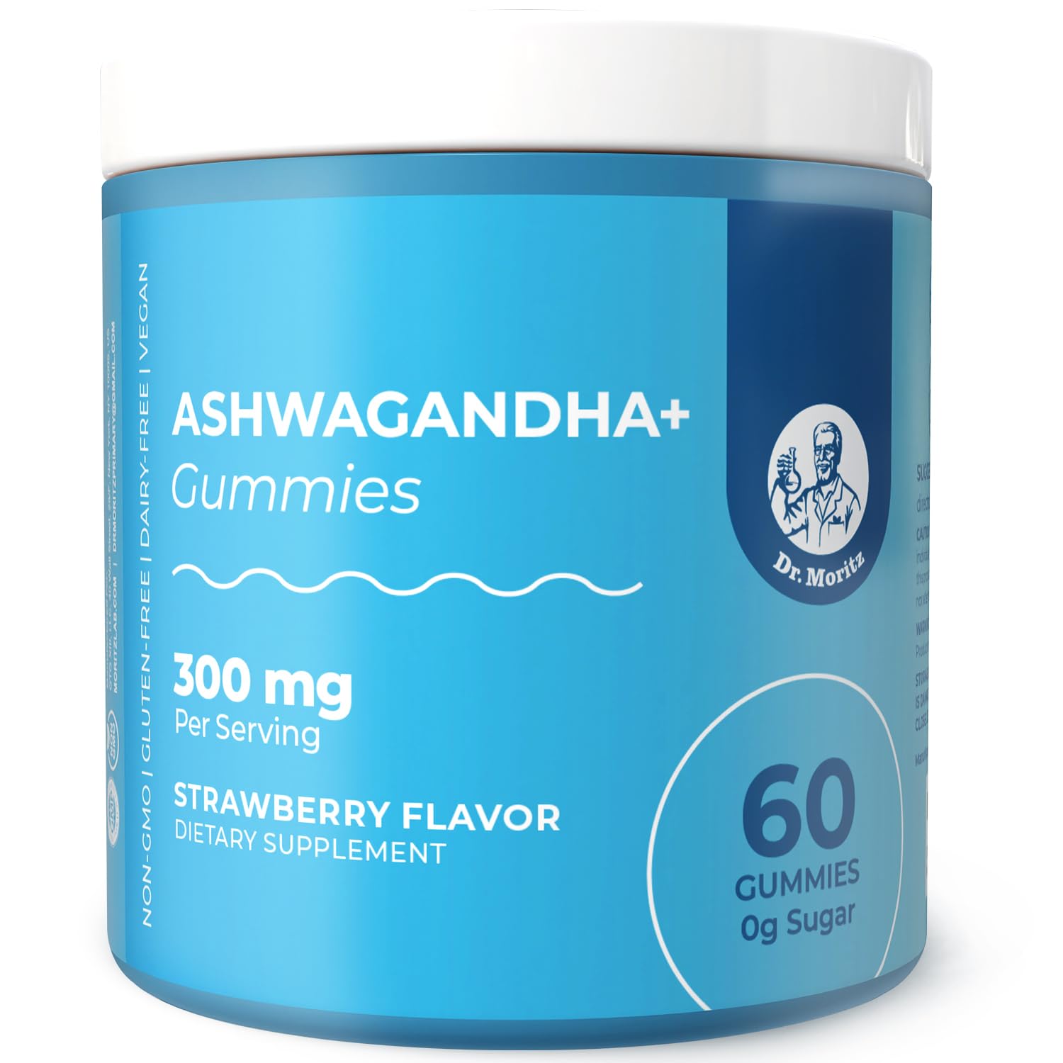 Foto 2 pulgar | Gomitas Dr. Moritz Ashwagandha Con L-teanina 300 Mg (60 Unidades) - Venta Internacional.