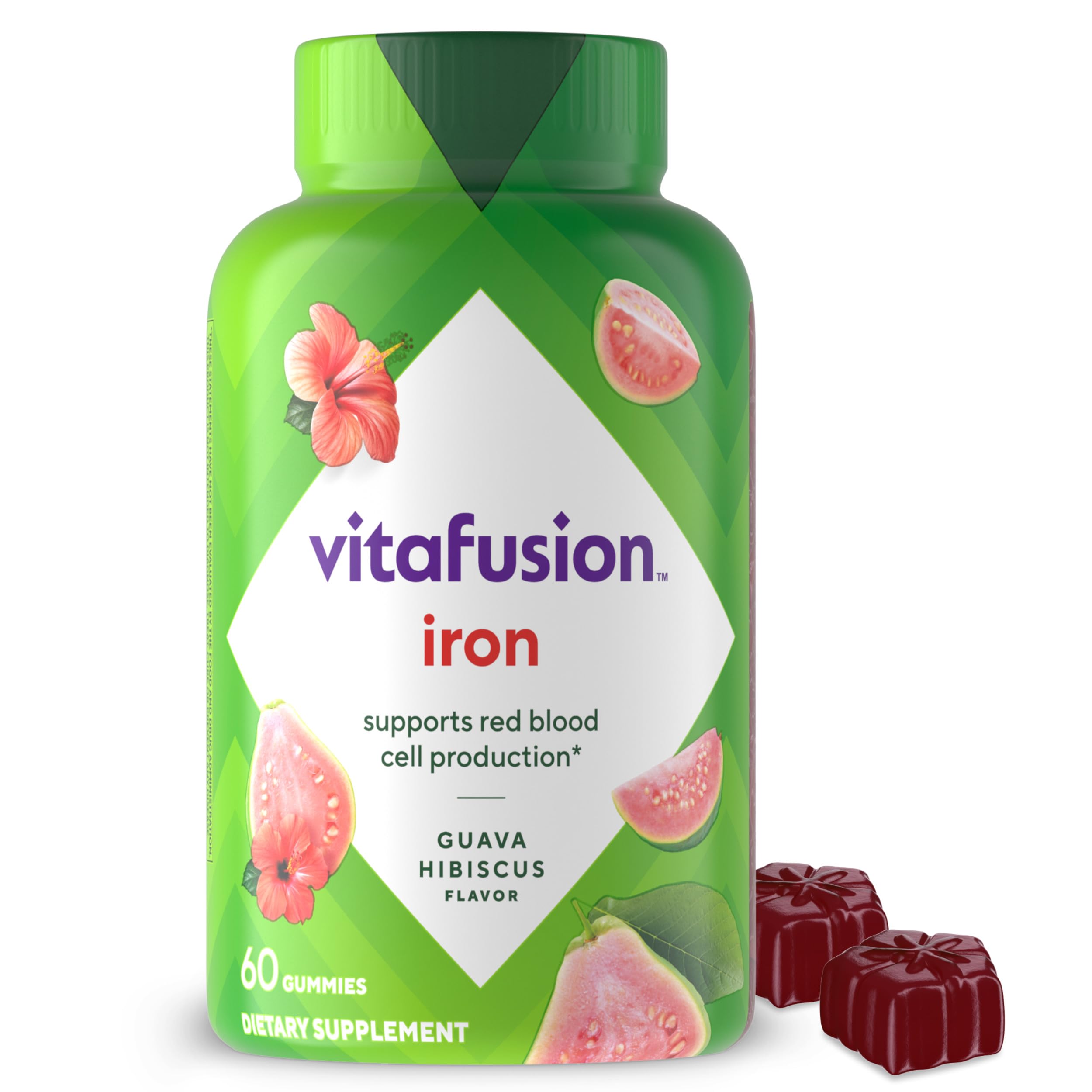 Foto 2 pulgar | Suplemento Vitafusion Iron Gummy Vitamin 8 Mg  60 Unidades - Venta Internacional.