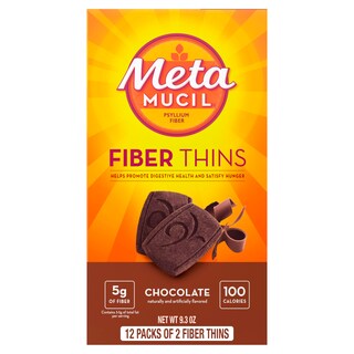 Foto 1 | Suplemento De Fibra Metamucil Fiber Thins Con Sabor A Chocolate - Venta Internacional.