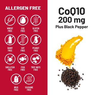 Foto 7 | Suplemento Naturewise Coq10 200 Mg + 30 Cápsulas Blandas De Pimienta Negra - Venta Internacional.