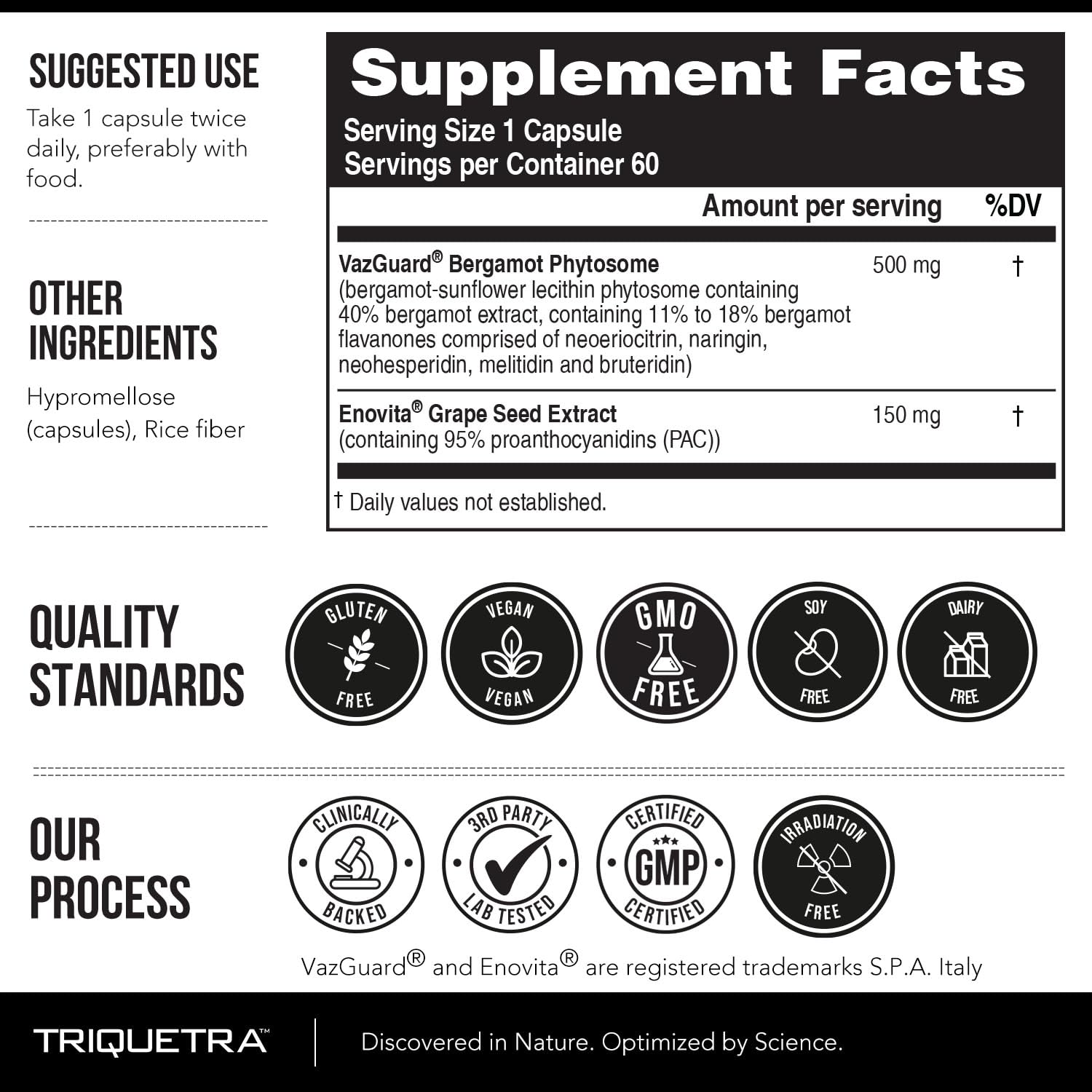 Foto 7 | Suplemento Triquetra Health Soactive Bergamota 60 Cápsulas - Venta Internacional.