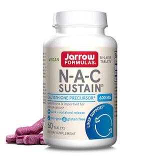 Foto 1 | Suplemento N-a-c Sustain De Jarrow Formulas, 600 Mg, 60 Comprimidos - Venta Internacional.