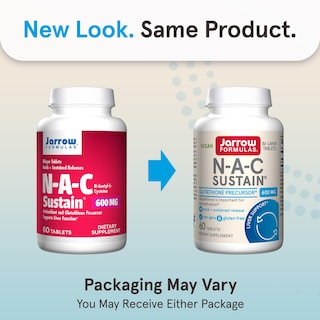 Foto 2 | Suplemento N-a-c Sustain De Jarrow Formulas, 600 Mg, 60 Comprimidos - Venta Internacional.
