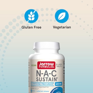 Foto 5 | Suplemento N-a-c Sustain De Jarrow Formulas, 600 Mg, 60 Comprimidos - Venta Internacional.