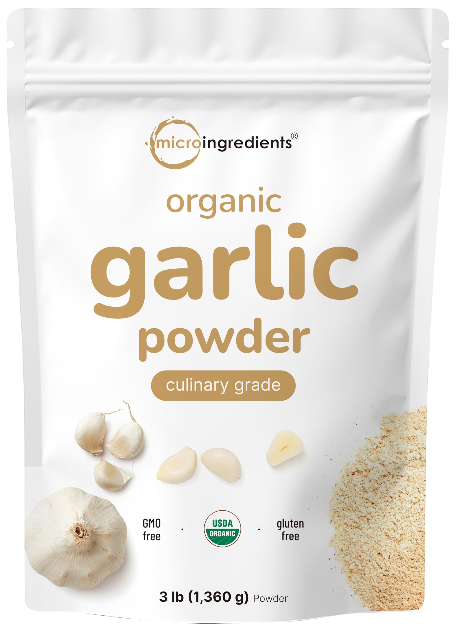 Foto 1 | Microingredientes Orgánicos De Ajo En Polvo  1 36 Kg - Venta Internacional.
