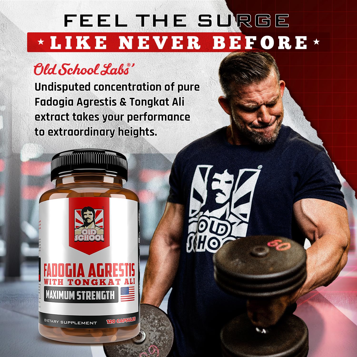Foto 8 pulgar | Suplemento De Testosterona Old School Labs Fadogia Agrestis 1500 Mg - Venta Internacional.