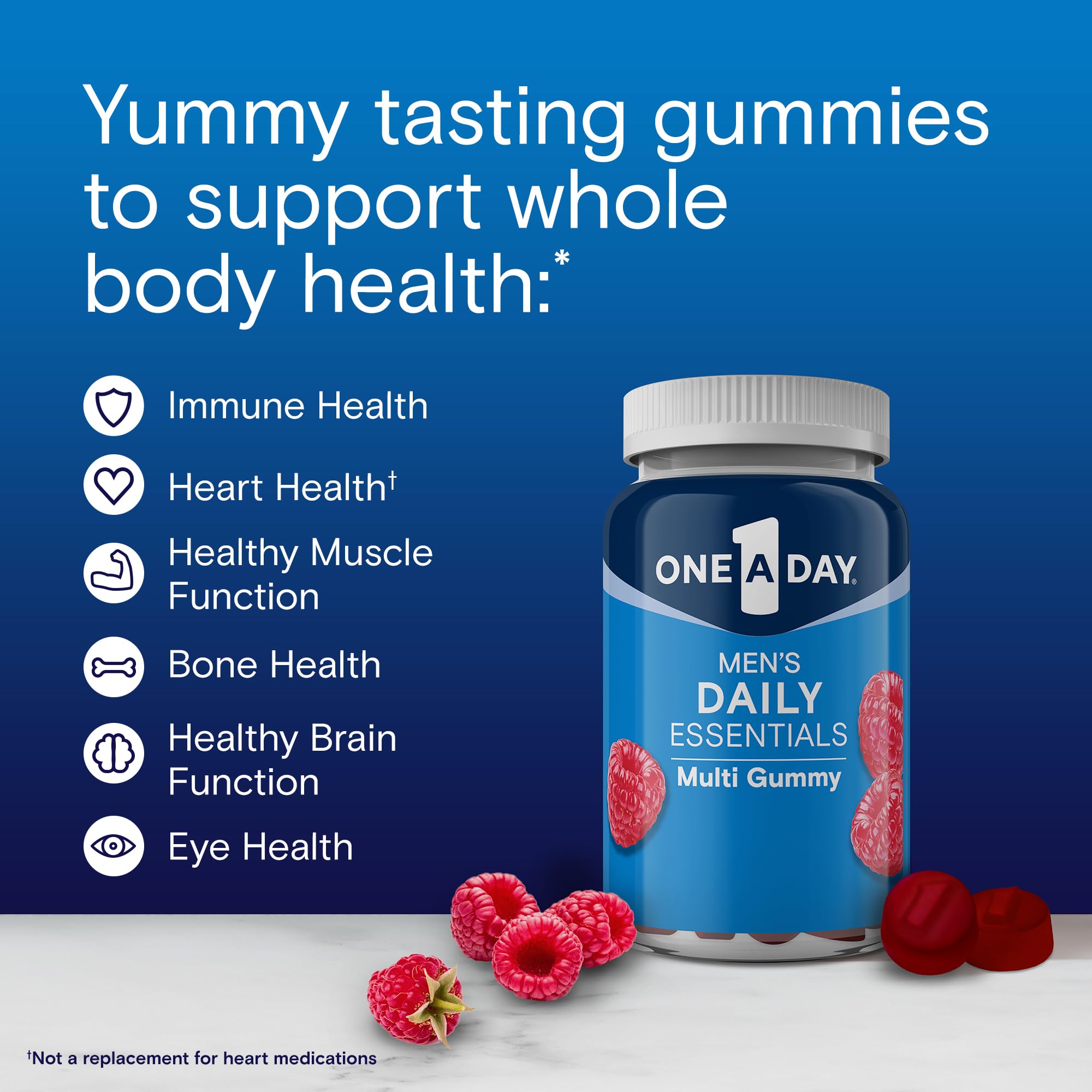 Foto 2 | Multivitamínico One A Day Daily Essentials 120 Gomitas Para Hombre - Venta Internacional.