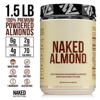 Foto 3 | Proteína En Polvo Naked Almond 680 G 38 Porciones Vegana Sin Gluten - Venta Internacional.