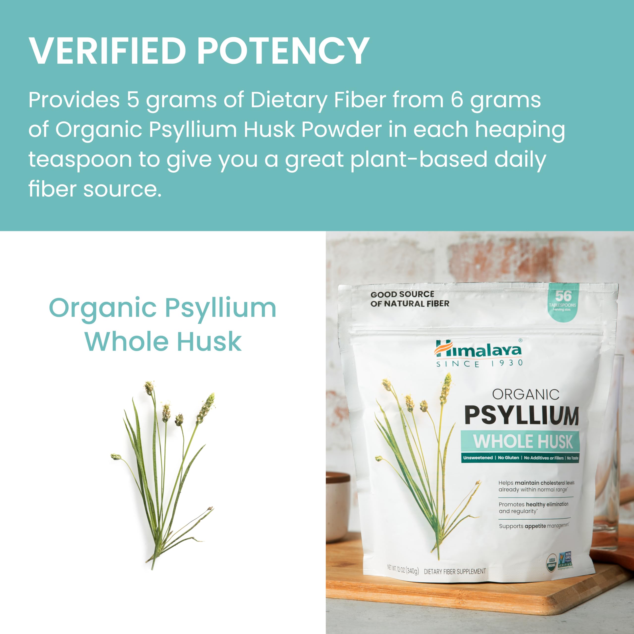 Foto 6 pulgar | Suplemento De Fibra De Cáscara Entera De Psyllium Orgánico Del Himalaya 350 Ml - Venta Internacional.