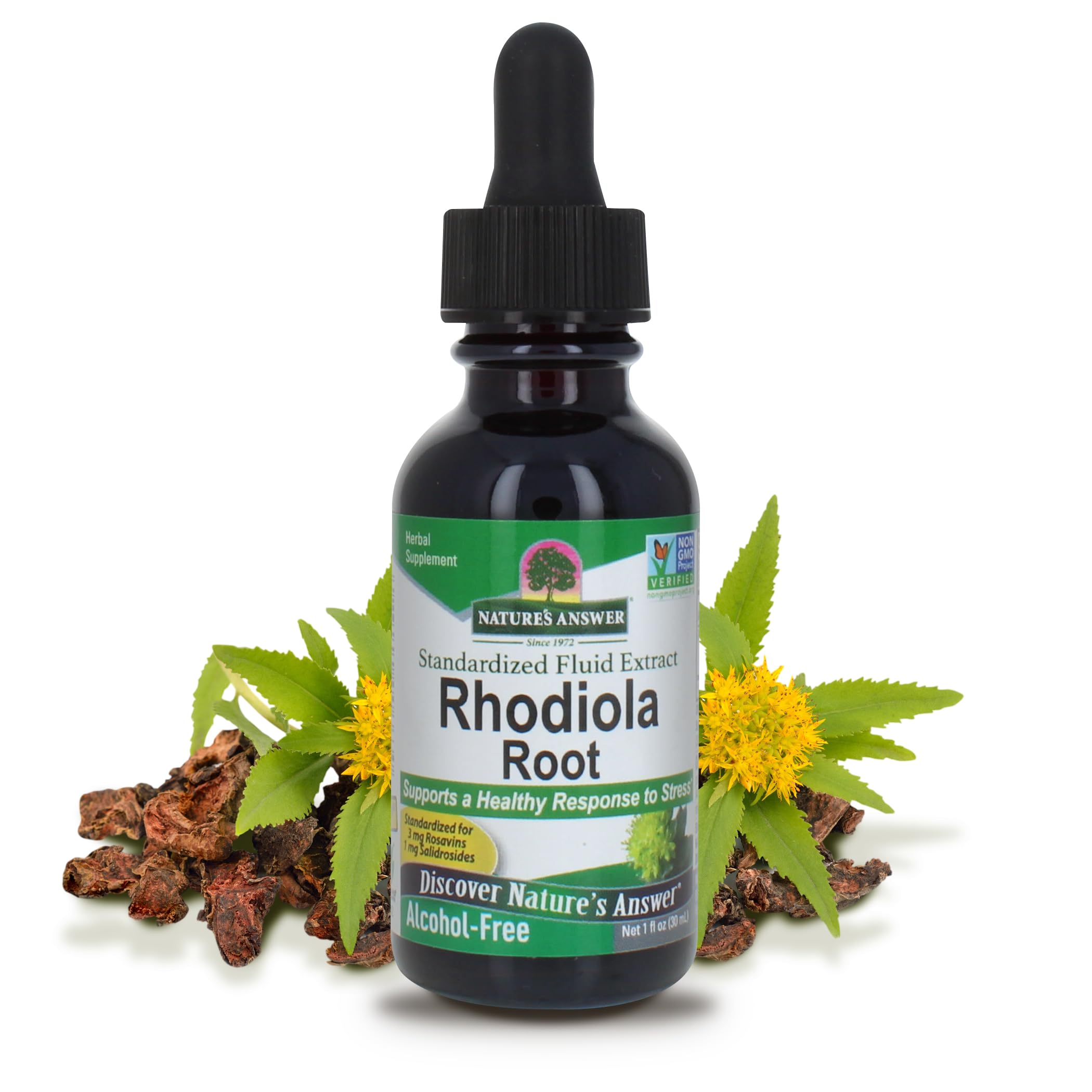 Foto 2 pulgar | Suplemento Herbario Nature's Answer Raíz de Rodiola 30 ml - Venta Internacional