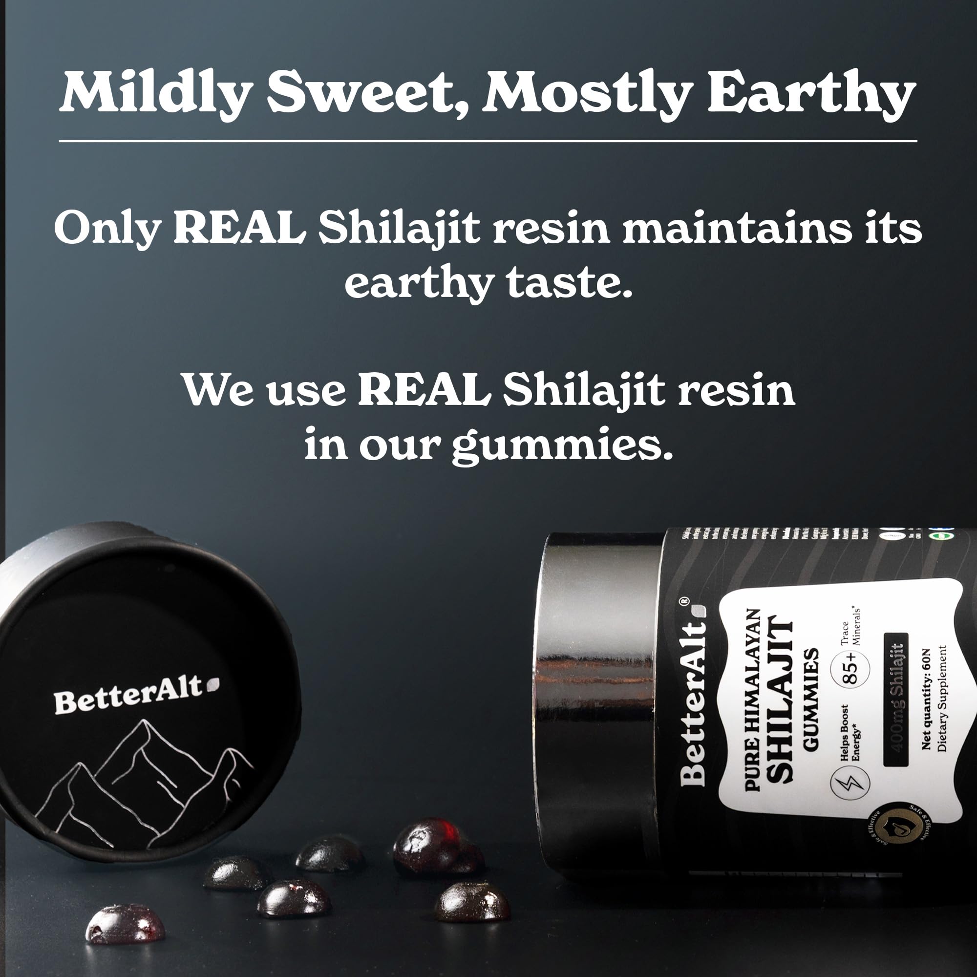 Foto 5 pulgar | Gomitas Shilajit Better Alt Pure Himalayan 60 Unidades - Venta Internacional.