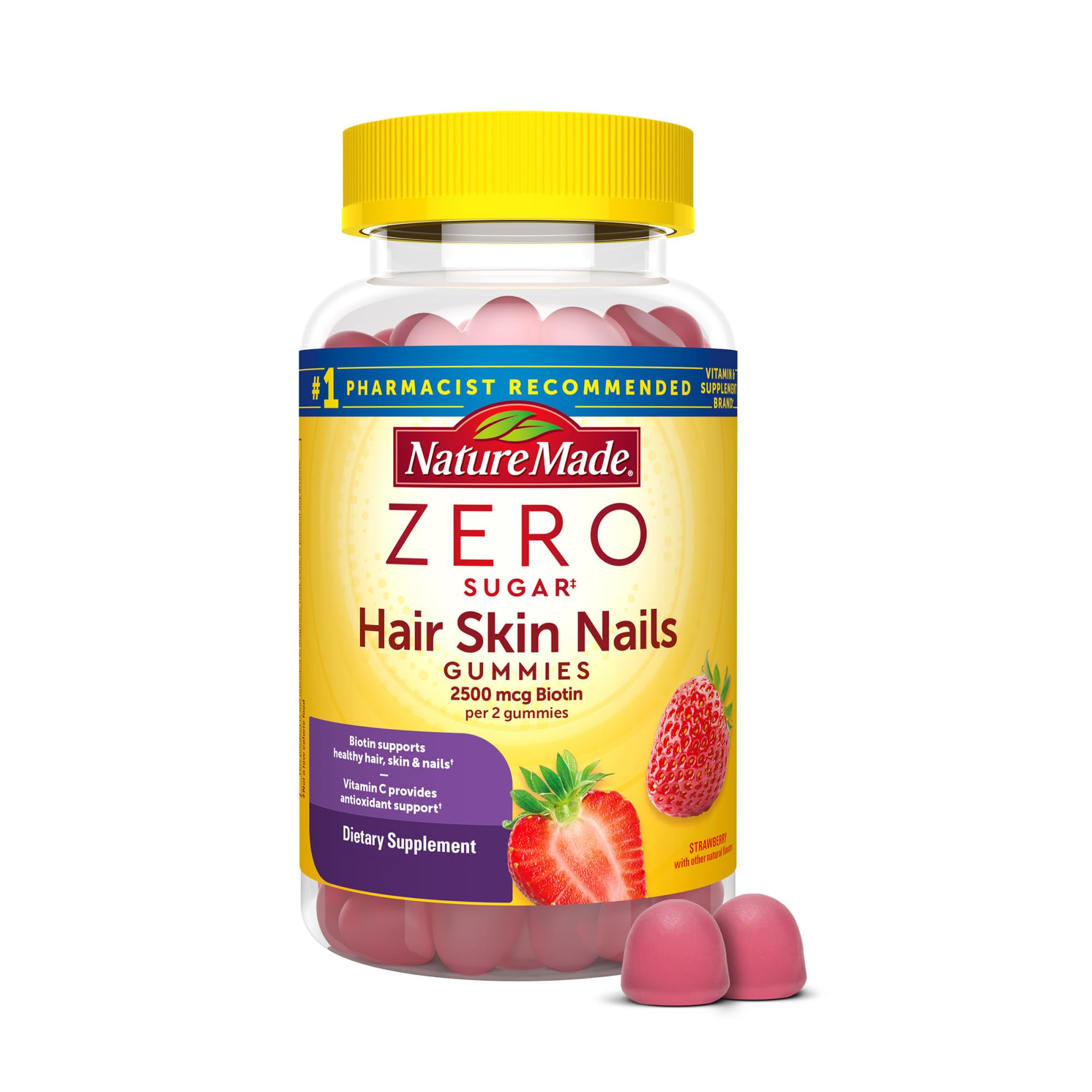 Foto 2 pulgar | Suplemento Natural Para Cabello  Piel Y Uñas  Gomitas  Biotina  2500 Mcg - Venta Internacional.