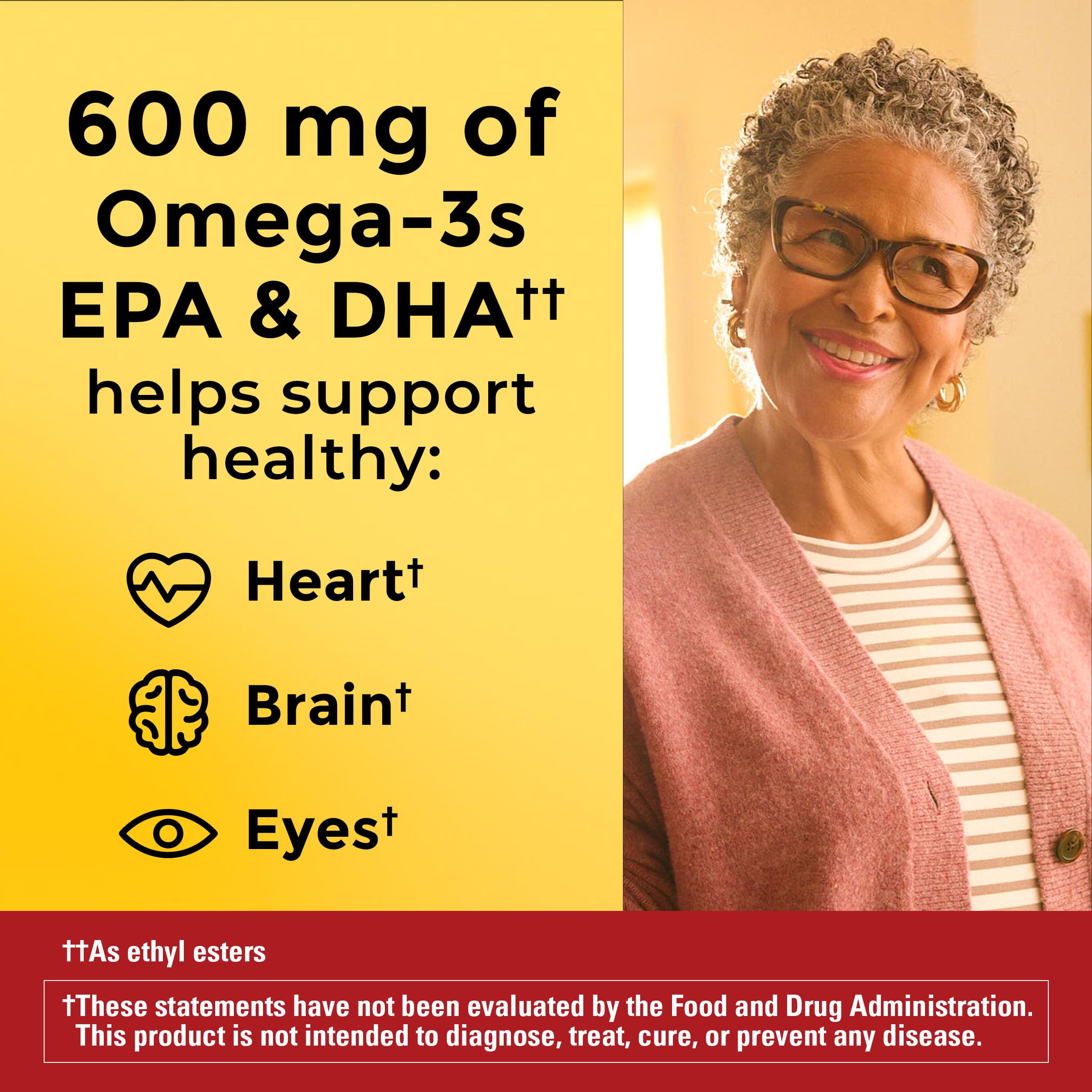 Foto 3 pulgar | Suplementos De Aceite De Pescado Y Aceite De Algas Omega 3 De Nature Made  1200 Mg - Venta Internacional.