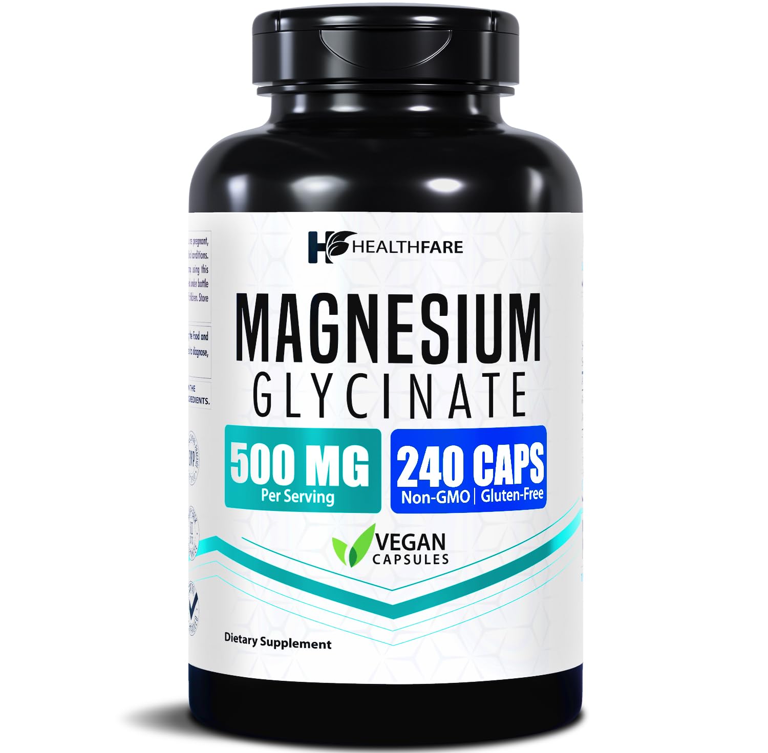 Foto 2 pulgar | Suplemento De Magnesio Healthfare Glicinato De Magnesio 500 Mg - Venta Internacional.