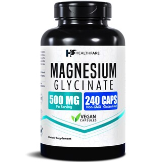 Foto 1 | Suplemento De Magnesio Healthfare Glicinato De Magnesio 500 Mg - Venta Internacional.