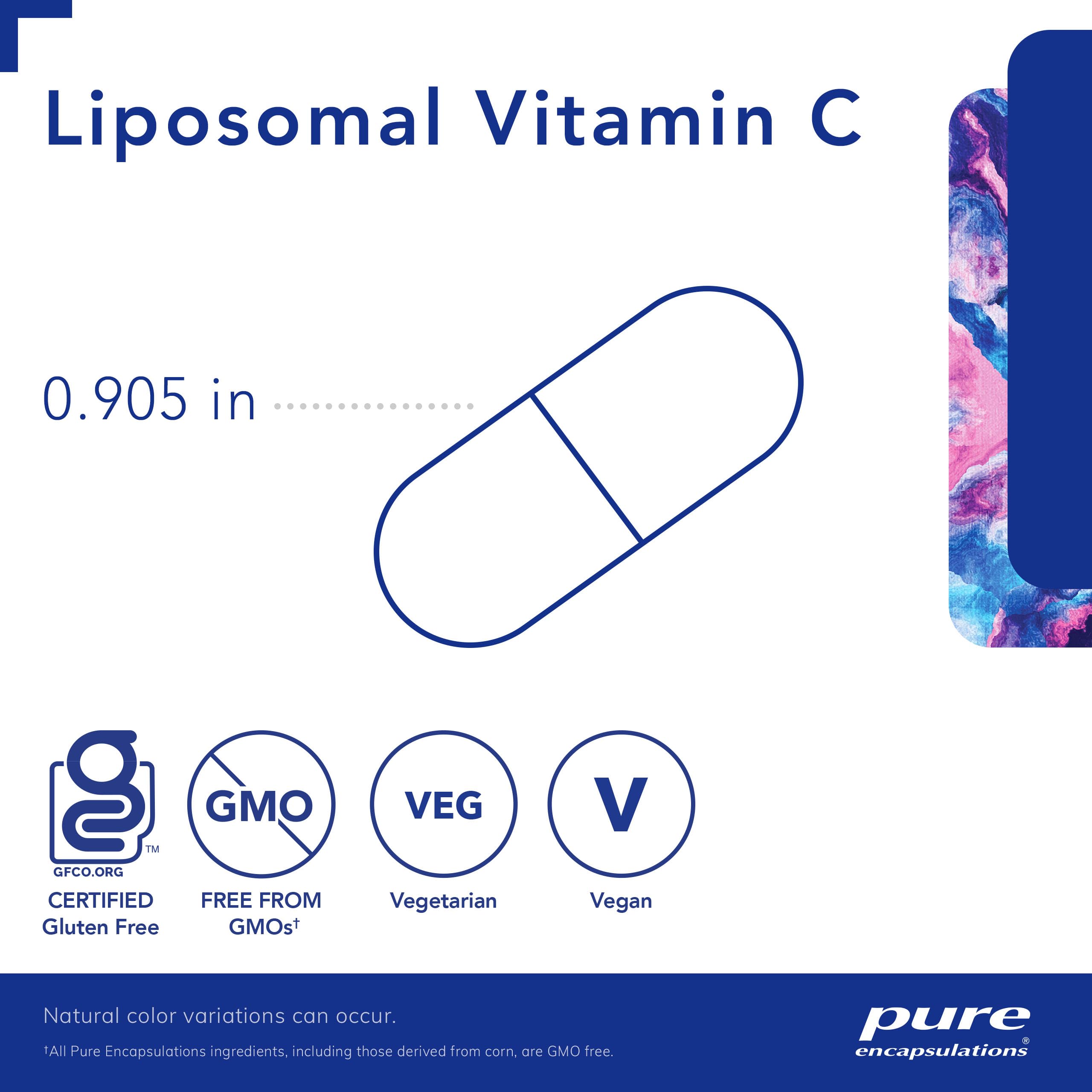 Foto 4 pulgar | Suplemento De Vitamina C Liposomal Pure Encapsulations 120 Cápsulas - Venta Internacional.
