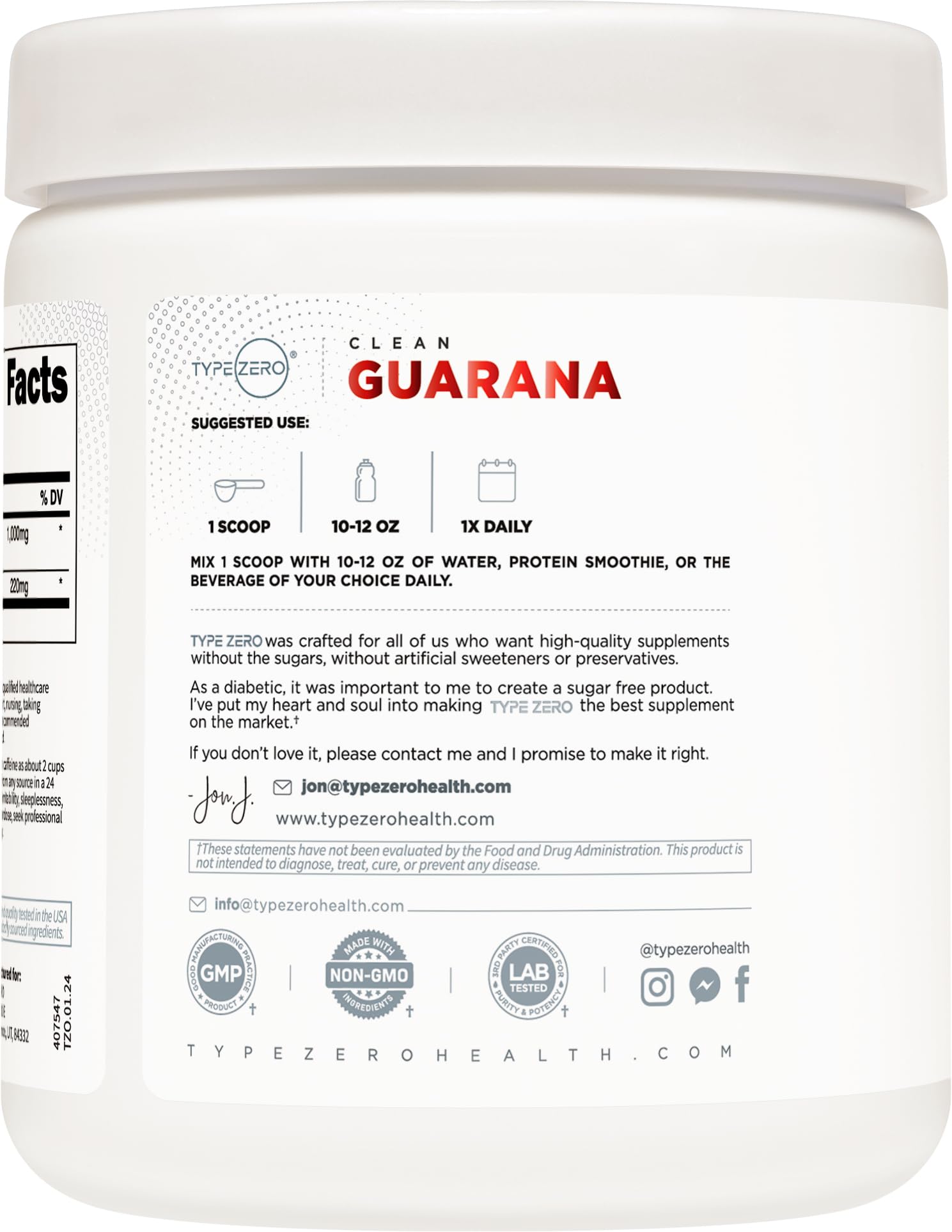 Foto 4 pulgar | Mezcla De Guaraná En Polvo Para Bebidas Tipo Zero Clean  250 Porciones  250 G - Venta Internacional.