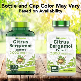Foto 5 | Suplemento De Vitaminas Y Bergamota Cítrica 2000 Mg - 180 Cápsulas - Venta Internacional.