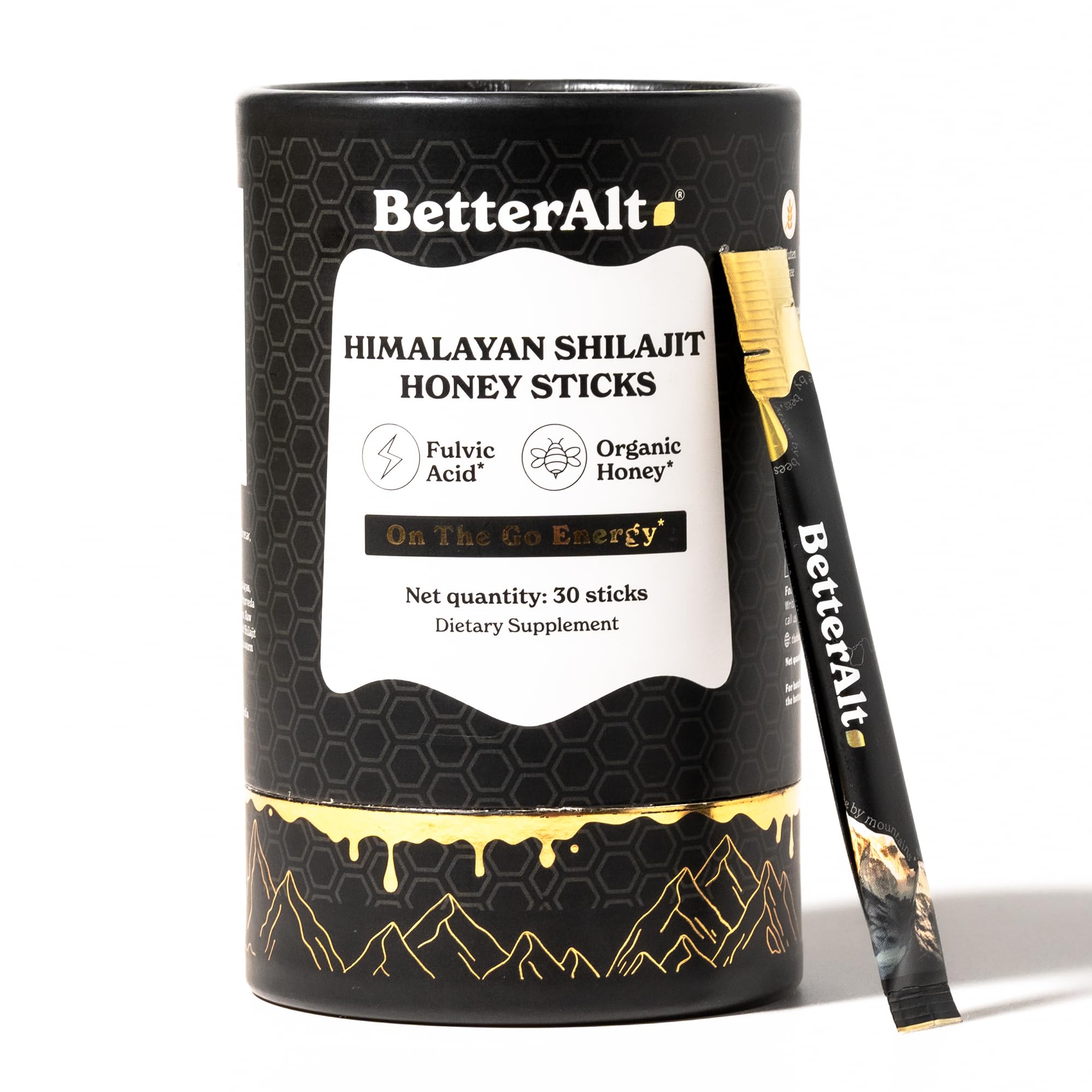 Foto 2 pulgar | Shilajit Sticks Better Alt Pure Himalayan Con Miel Y Azafrán - Venta Internacional.