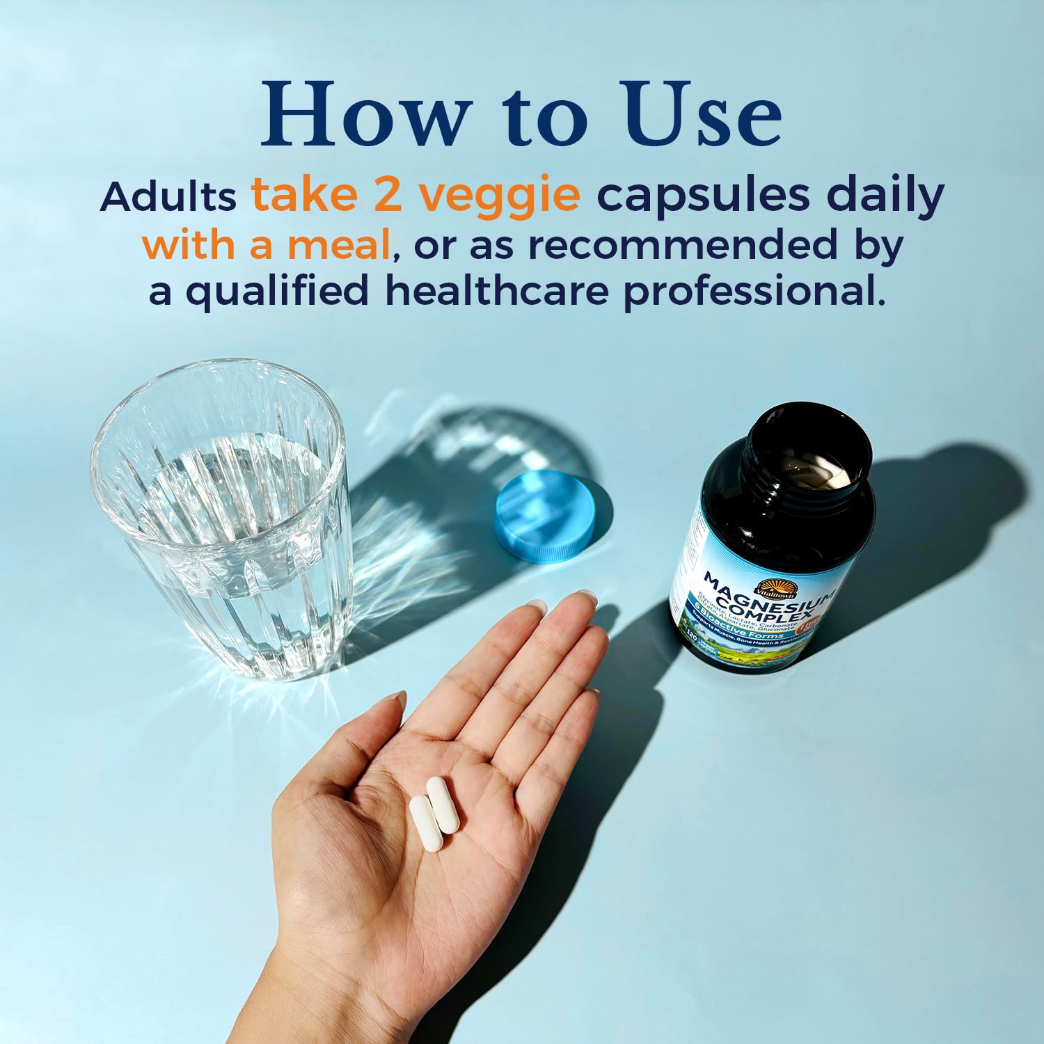 Foto 7 | Suplemento Del Complejo De Magnesio 6 En 1 De Vitalitown 1160 Mg - Venta Internacional.