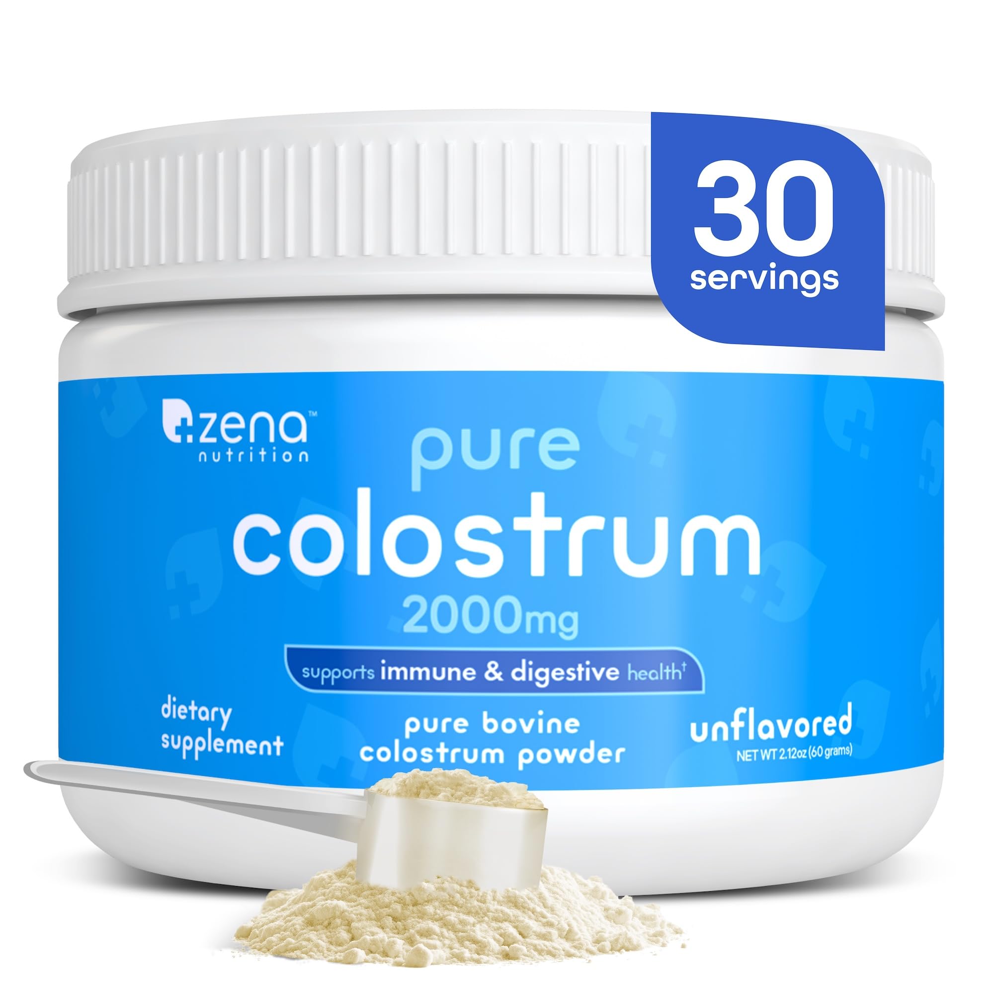 Foto 1 | Suplemento De Calostro Bovino En Polvo De Zena Nutrition 2000 Mg - Venta Internacional.